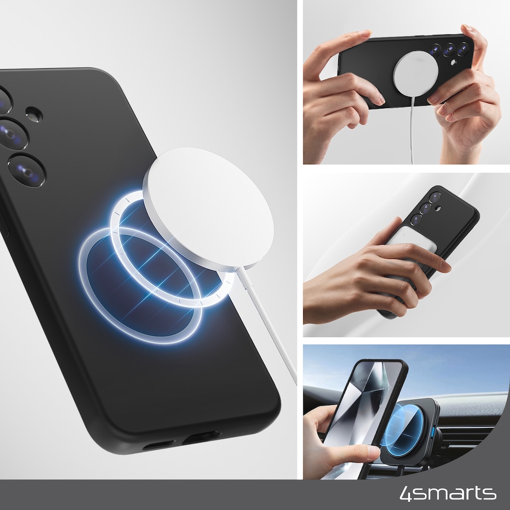4smarts Handyhülle »Silikon Case Cupertino für Samsung Galaxy S24«