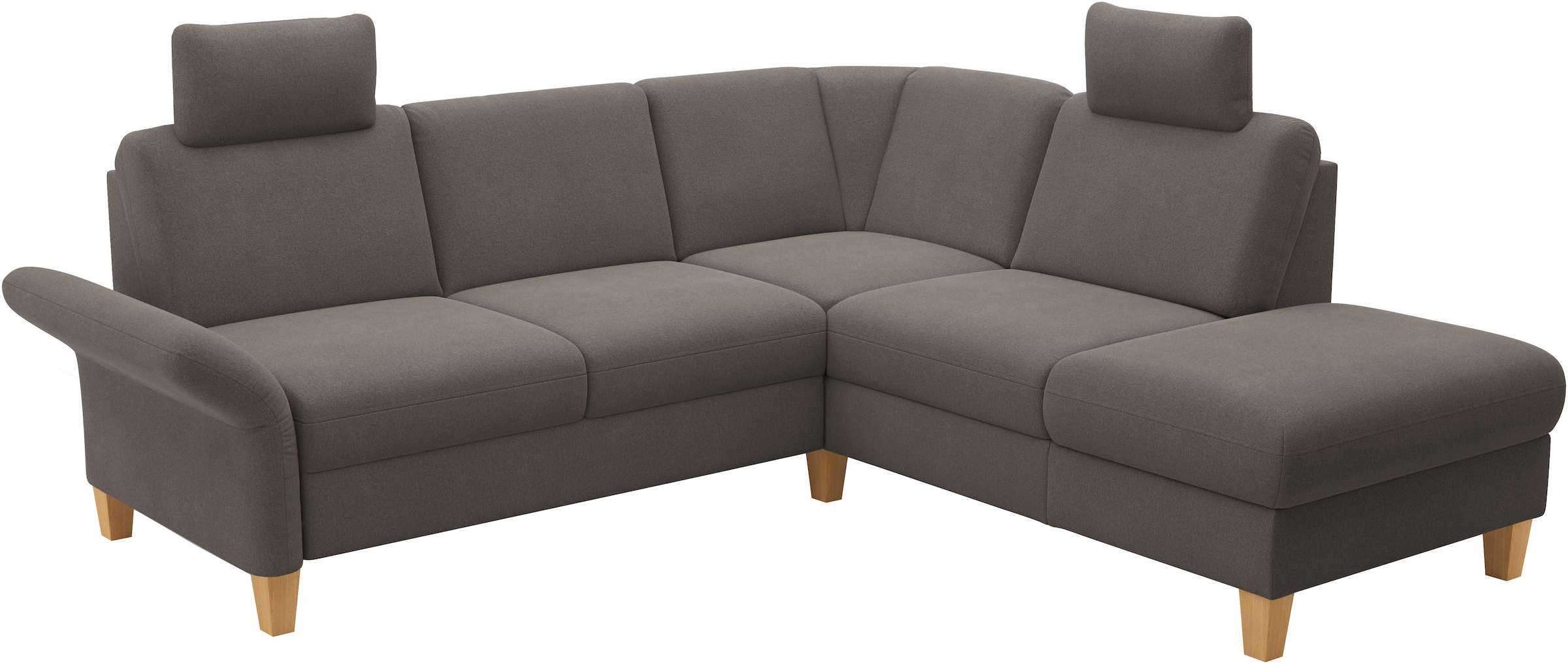 Home affaire Ecksofa »Rochelle, L-Form«, wahlweise mit Armteilverstellung, Bettfunktion und Bettkasten