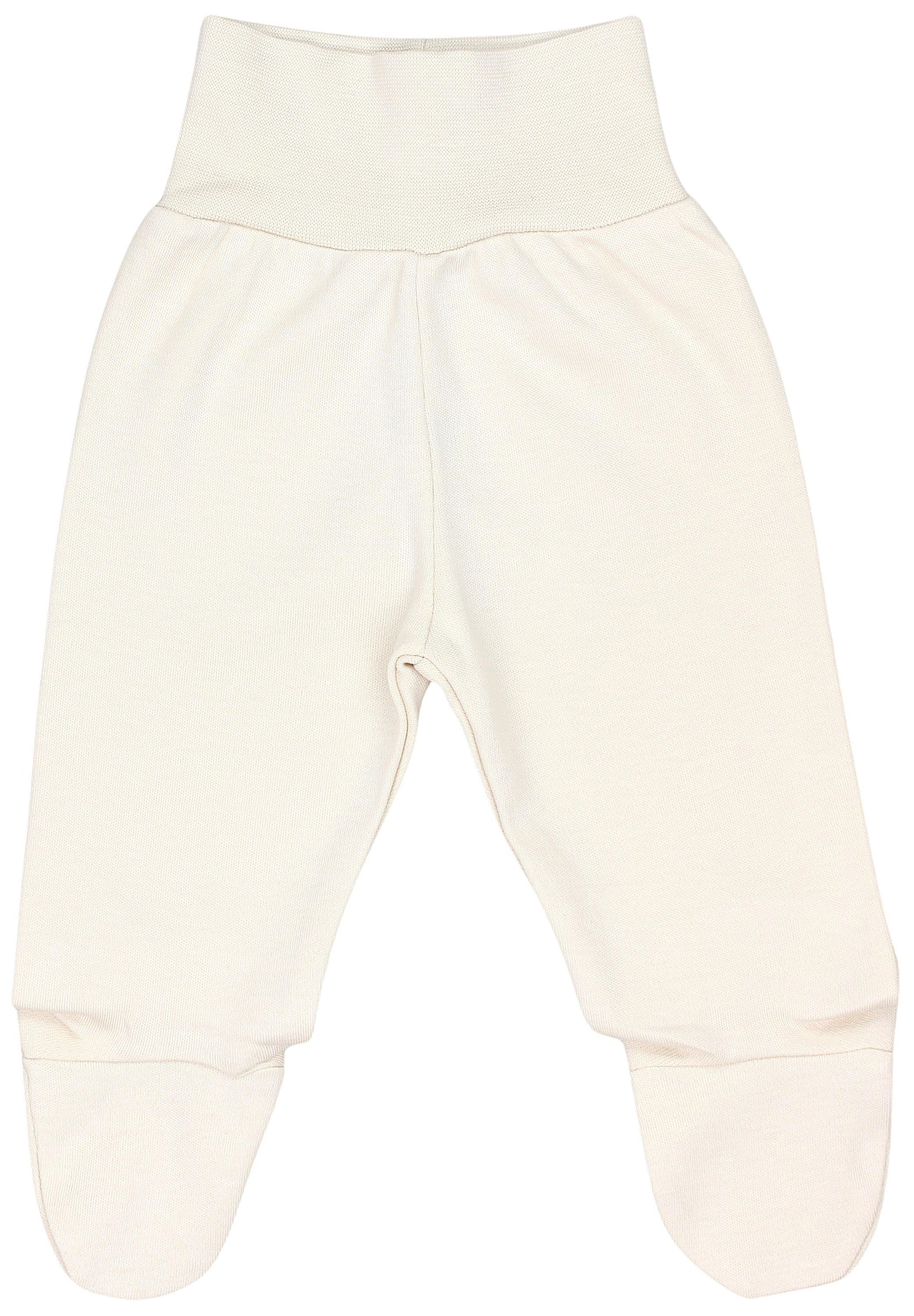 TupTam Jogginghose »Hose Baby Strampelhose mit Fuß 5er Pack«