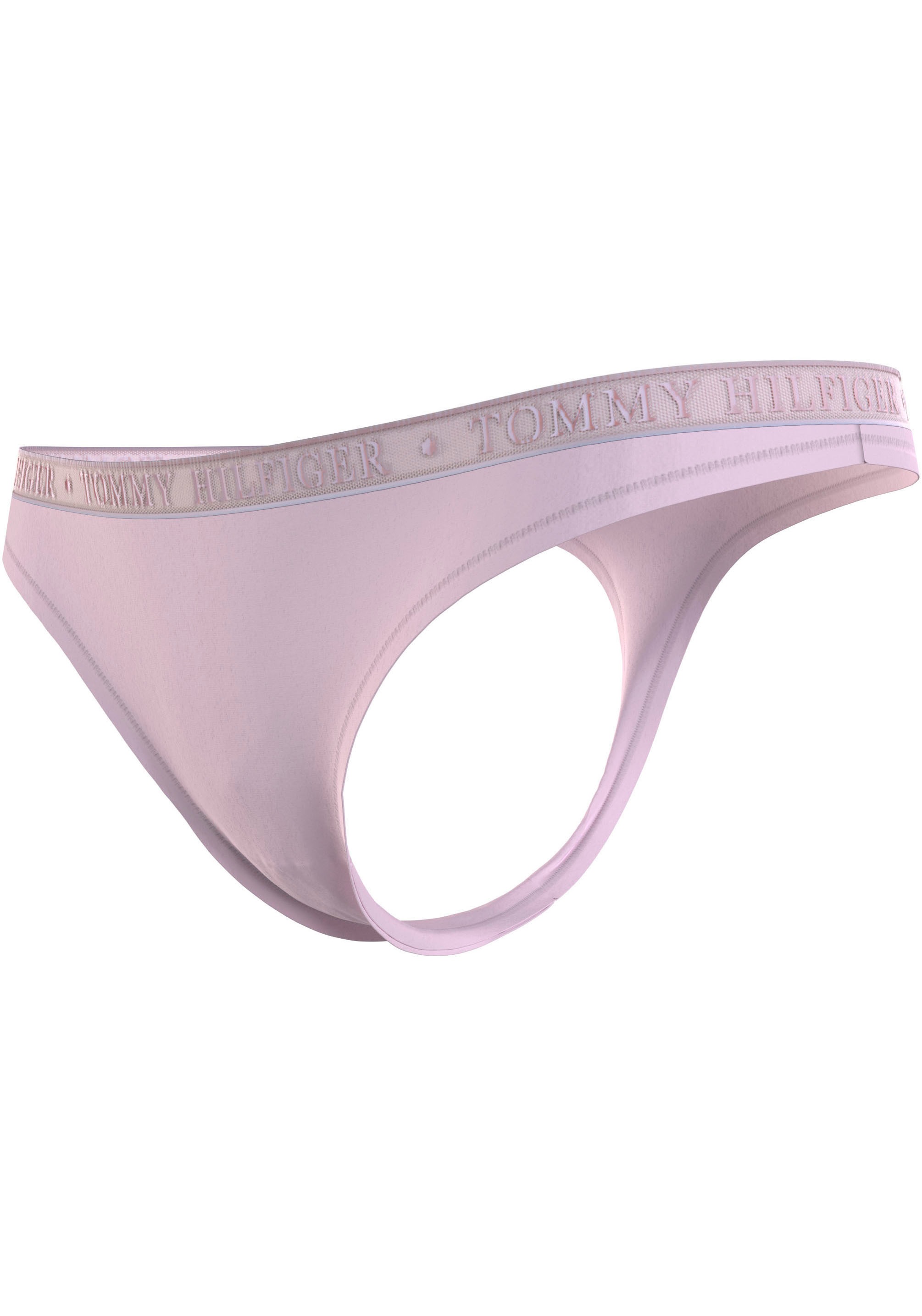 Tommy Hilfiger Underwear Slip »LACE 3P THONG (EXT SIZES)«, (Packung, 3er-Pack), mit Tommy Hilfiger Logobund