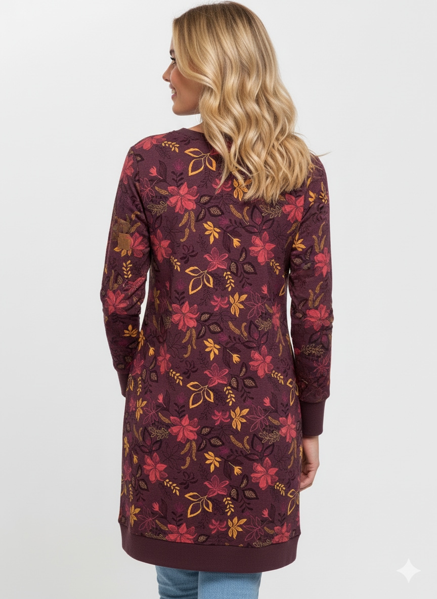 Ragwear Sweatkleid »MENITA FLOWERS O«