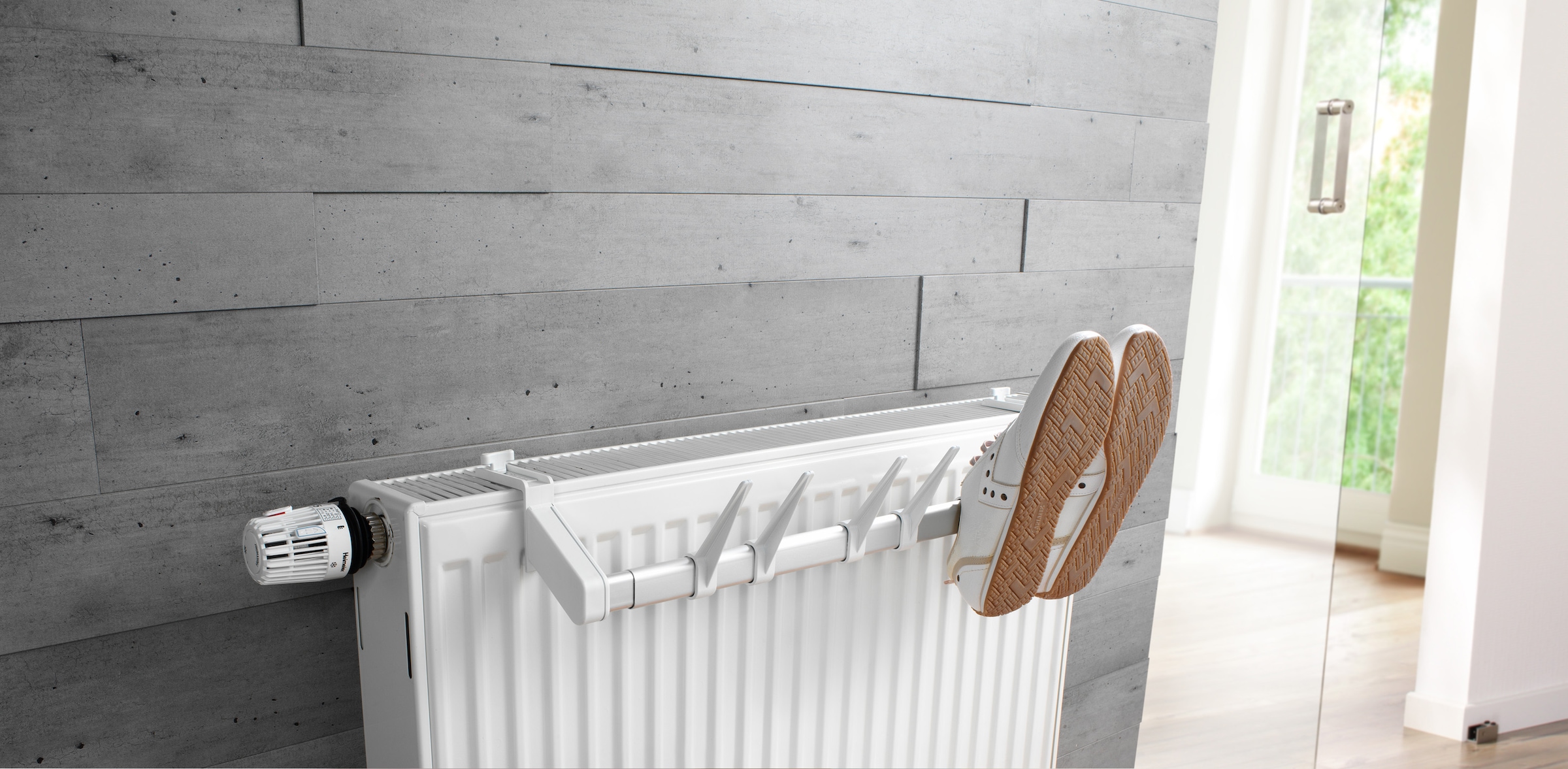 Ruco Heizkörper-Wäschetrockner für Schuhe, Aluminium/Kunststoff, 2er Set