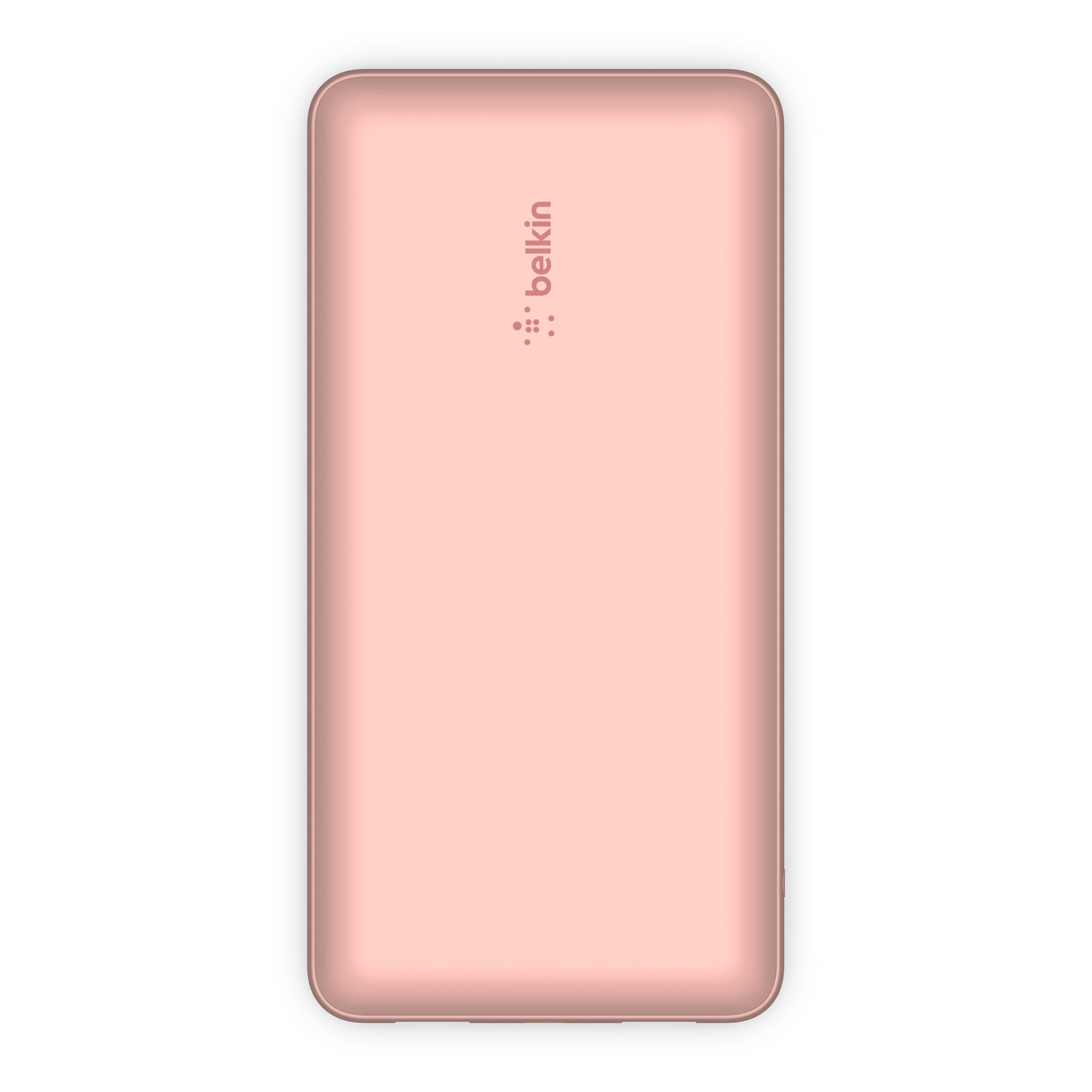 Belkin Powerbank »BoostCharge 20.000mAh Powerbank 15 Watt zum Laden von 3 Geräten« 1x USB-C, 2x USB-A, Power für bis zu 78 Stunden in rosa