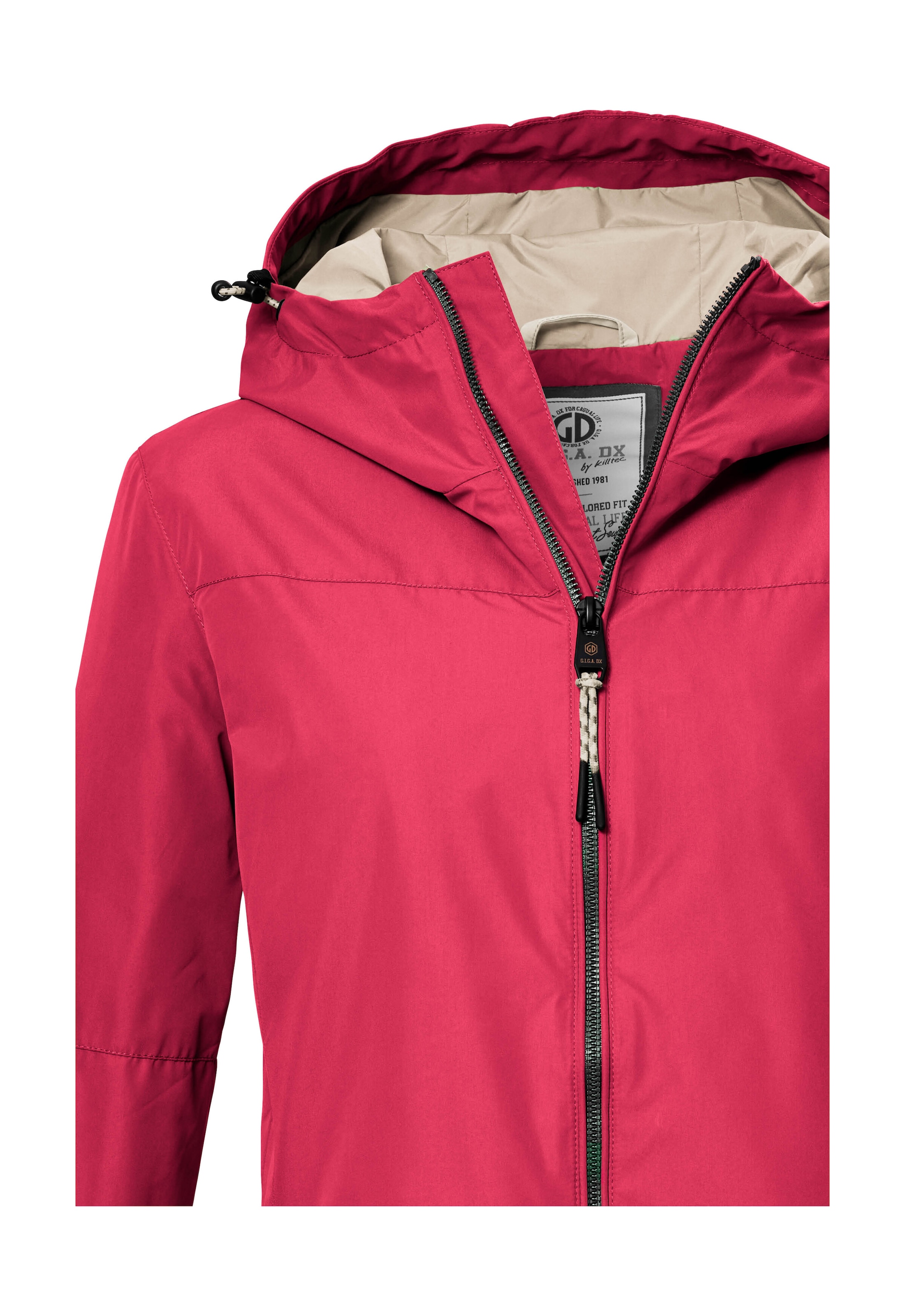 G.I.G.A. DX by killtec Funktionsjacke »GS 71 WMN JCKT«, Damenjacke: wasserdicht, winddicht, PFAS-frei, verstellbar, Kapuze