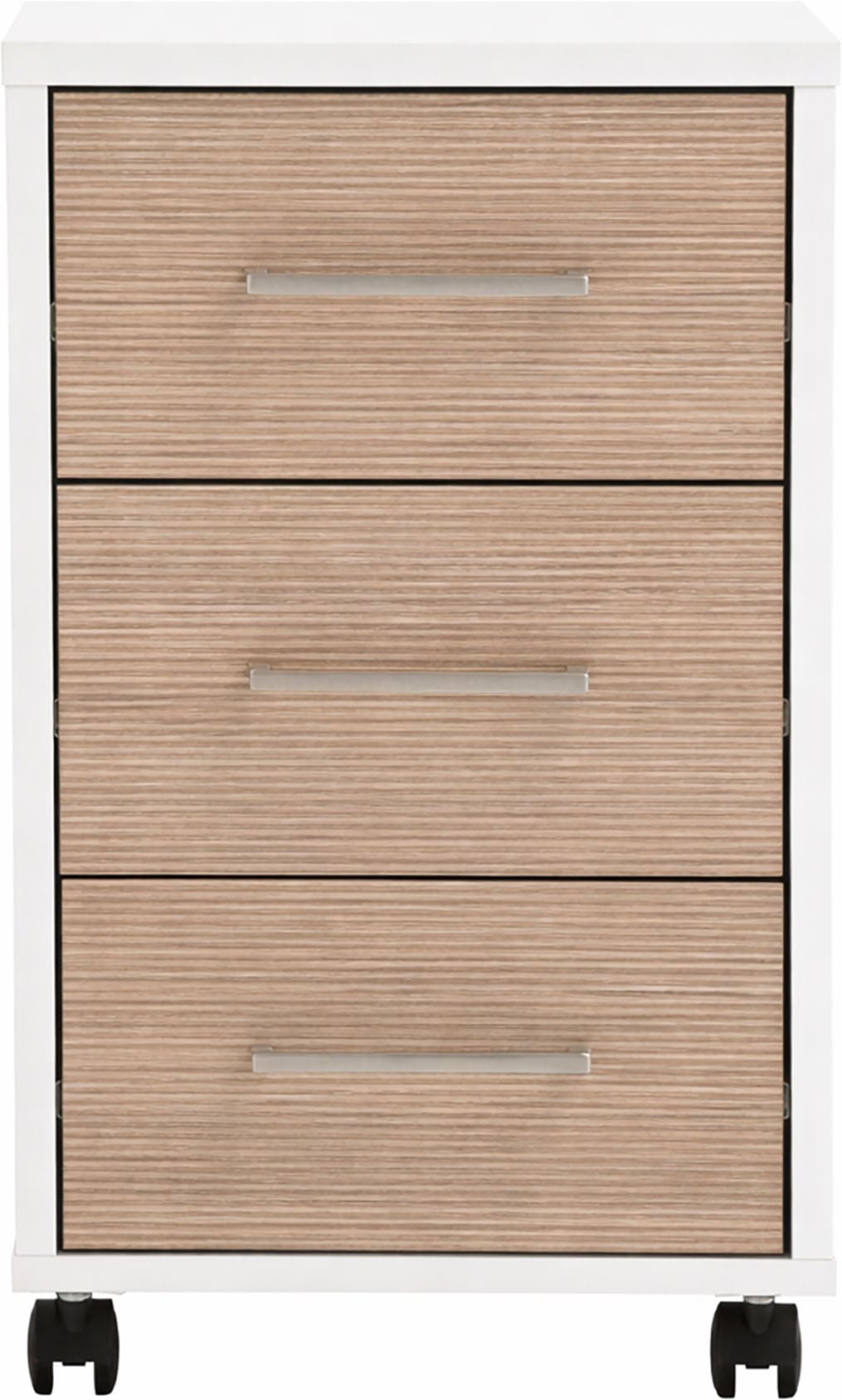 Schildmeyer Rollcontainer »METZ, 3 Schubkästen, fühlbare Holzstruktur, MADE IN GERMANY« 1 Stk. tlg. Canello Dekor mit fühlbarer Holzstruktur, Made in Germany