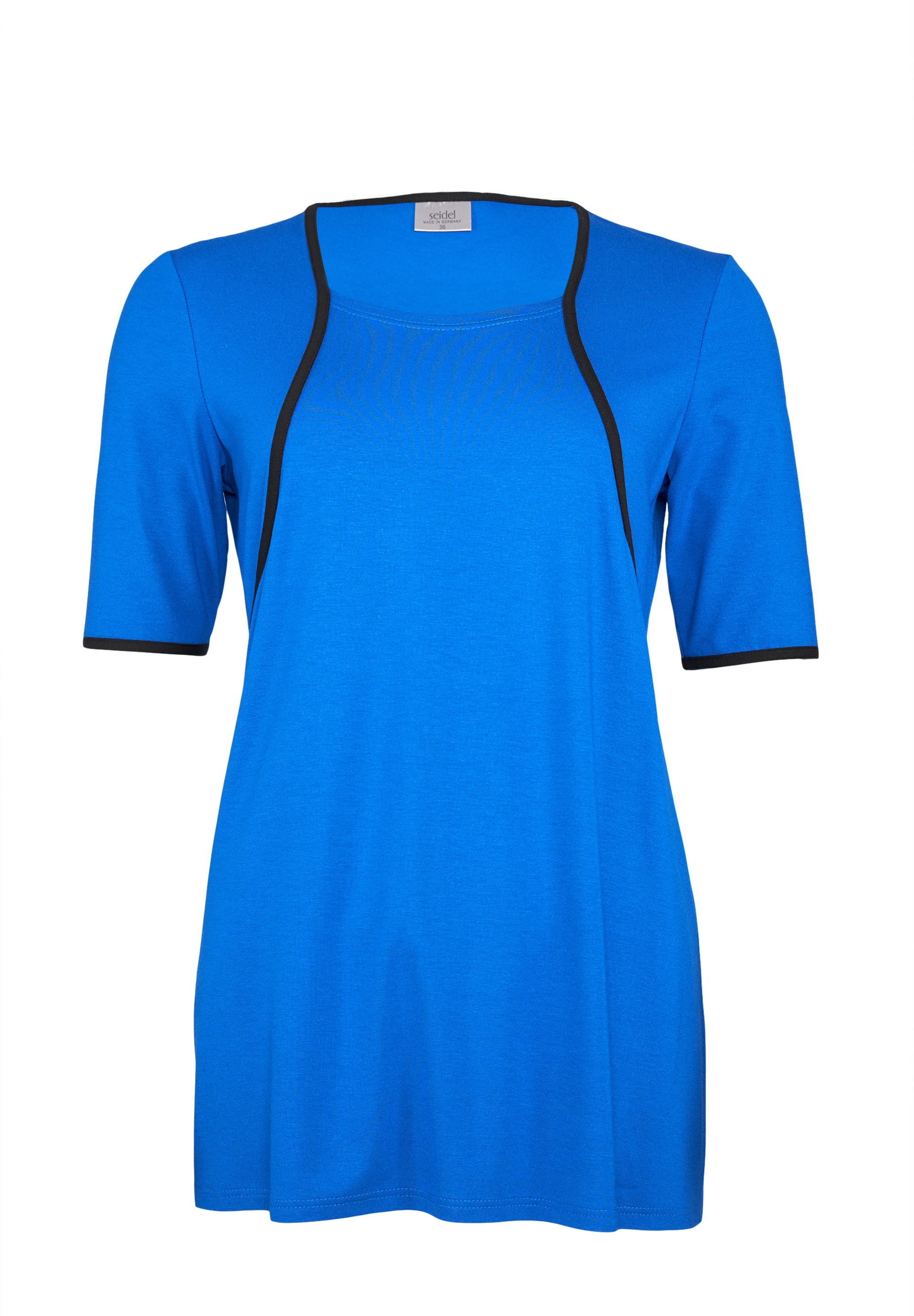 Seidel Moden T-Shirt, in 2in1 Optik, MADE IN GERMANY