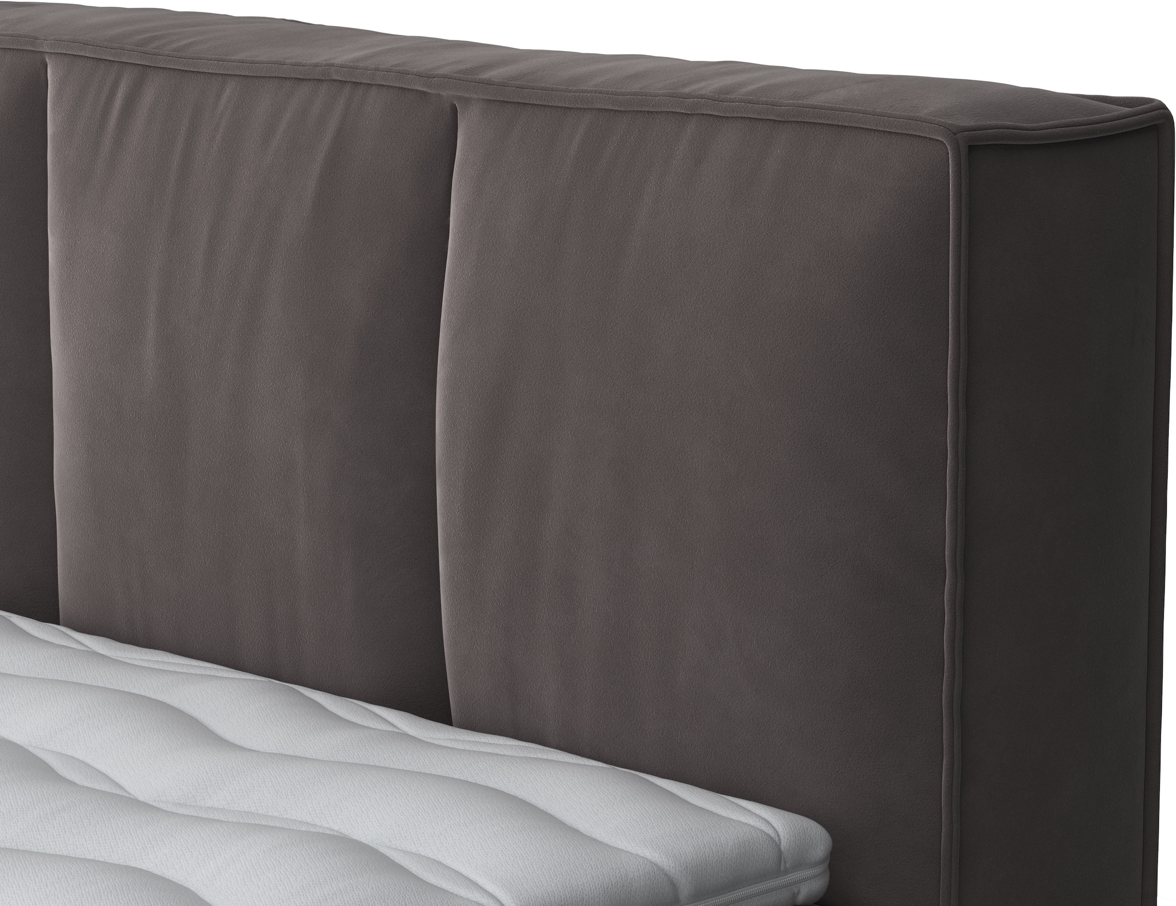 Home affaire Boxspringbett »Sacy«, Boxbett inkl. Topper, 2 Matratzen, Härtegrade H2, H3 und H4 wählbar