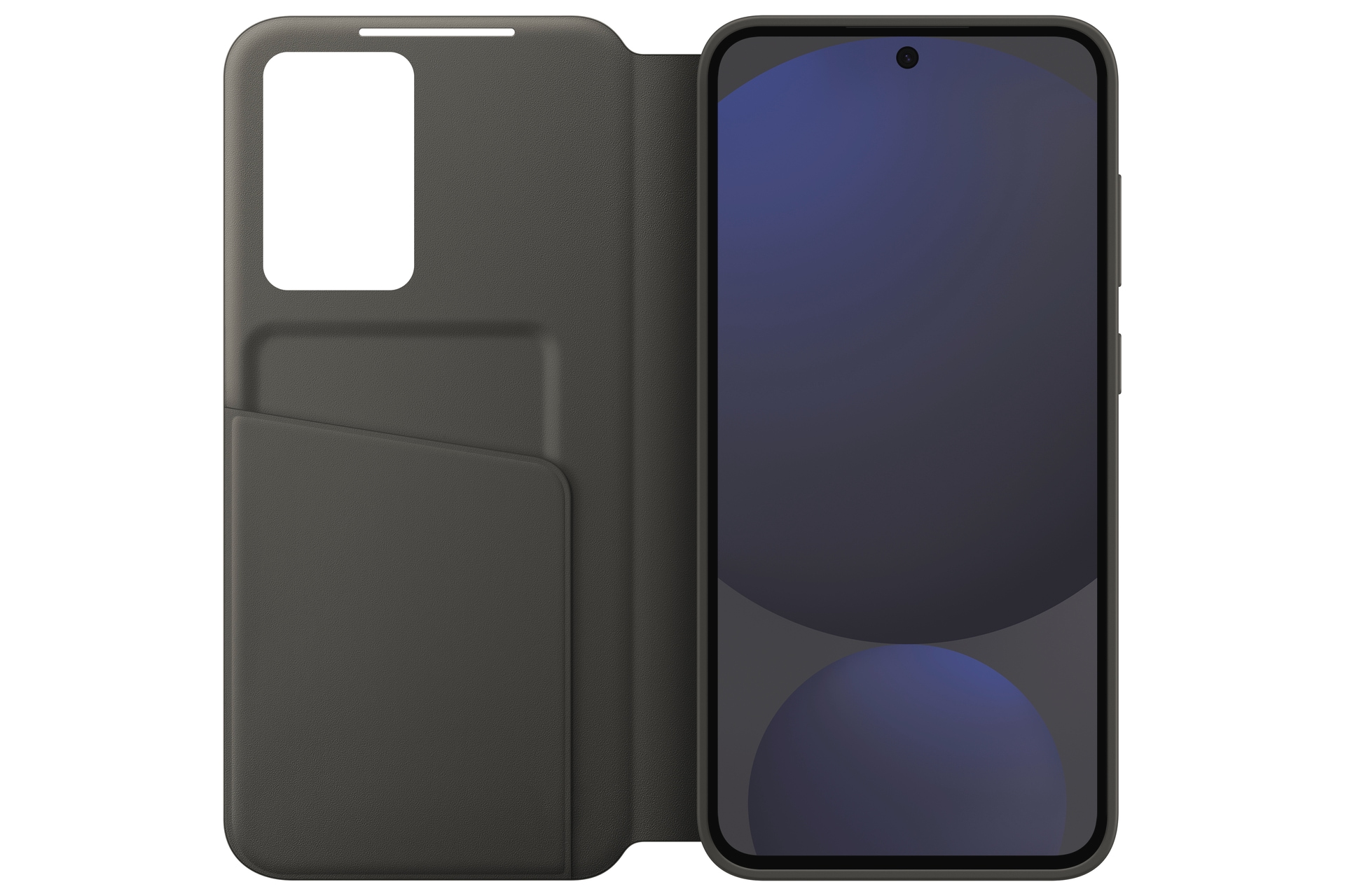 Samsung Handyhülle »Smart View Wallet Case für Samsung Galaxy S24 FE« Smartphones Backcover, Schutzhülle, Handyschutzhülle, Case, Schutzcase, stoßfest