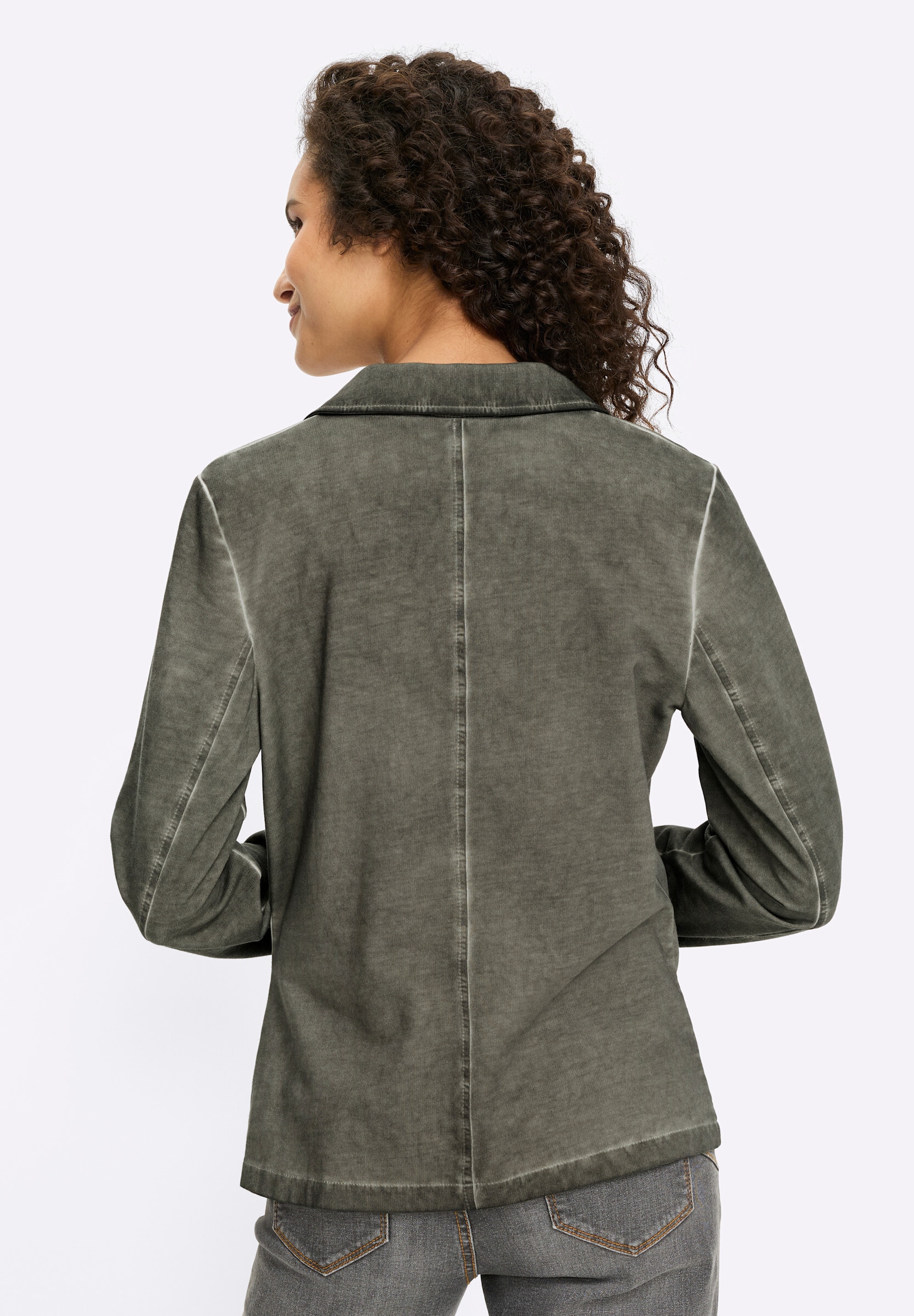 heine Sweatblazer »Sweatblazer Sweatblazer mit Ziersteinen«