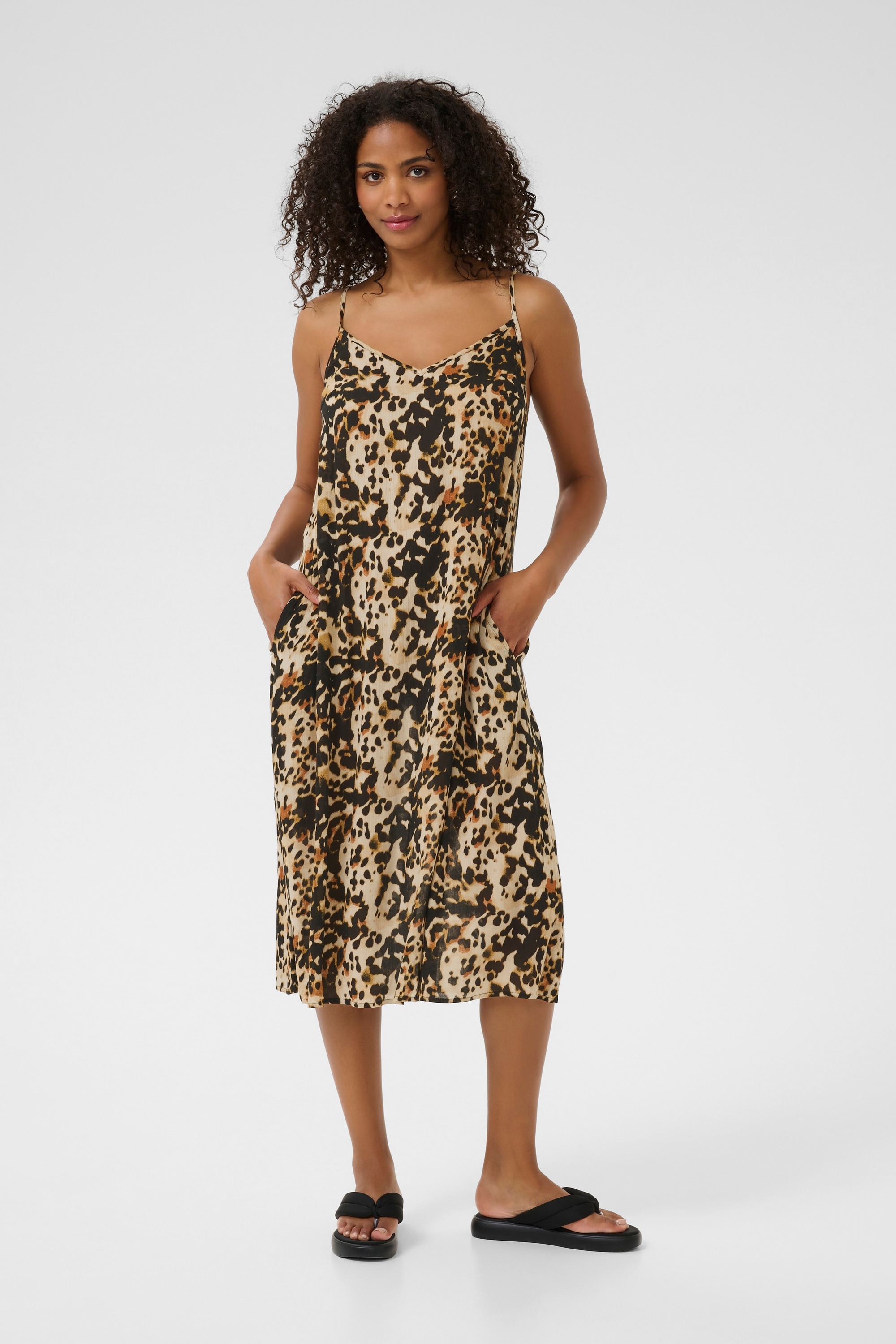 KAFFE Midikleid »Kleid KAthora«