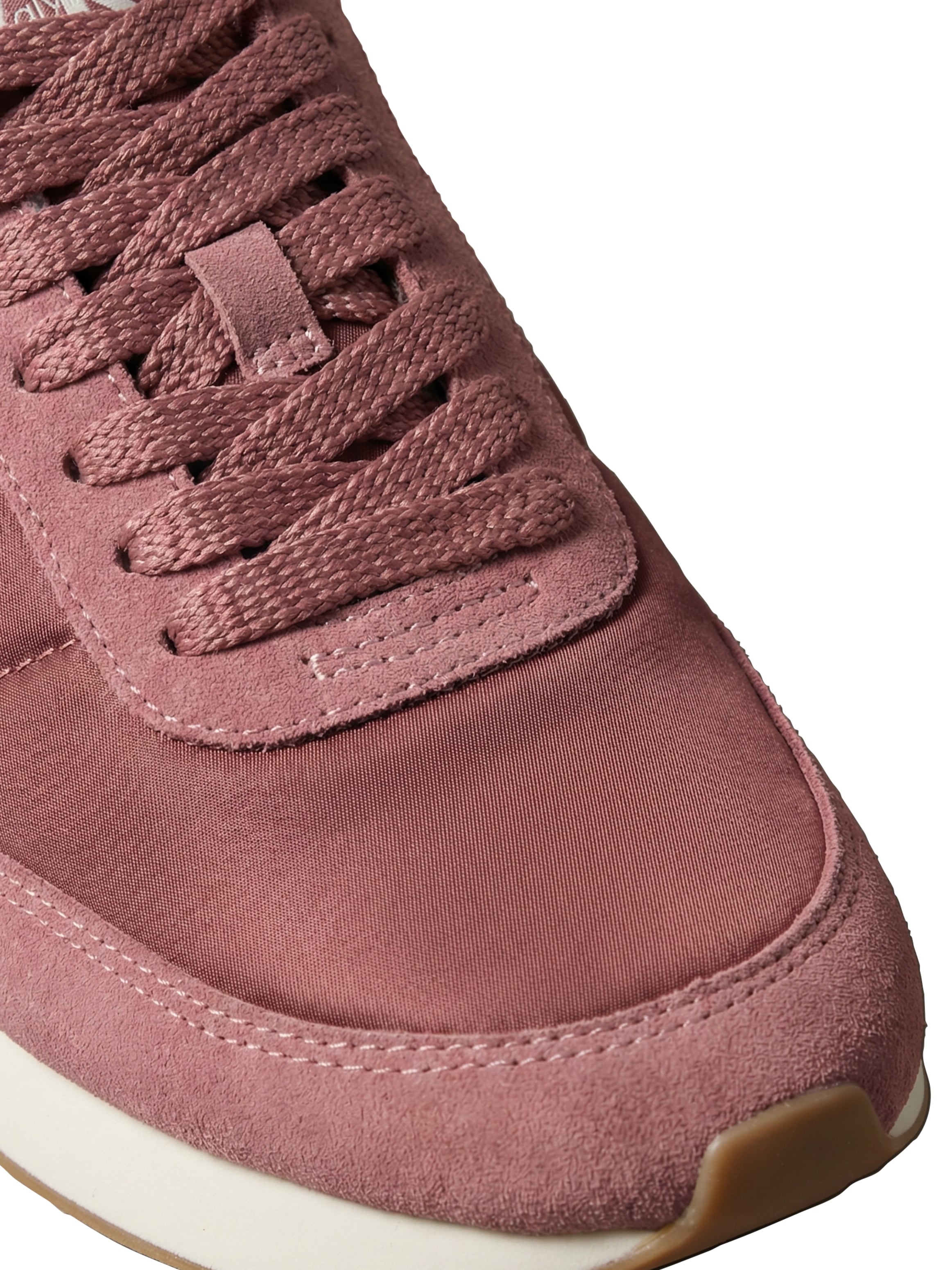 Calvin Klein Plateausneaker »RETRO RUNNER LACEUP SATIN MIX«  Schnürschuh, Halbschuh mit Schaftrandpolsterung