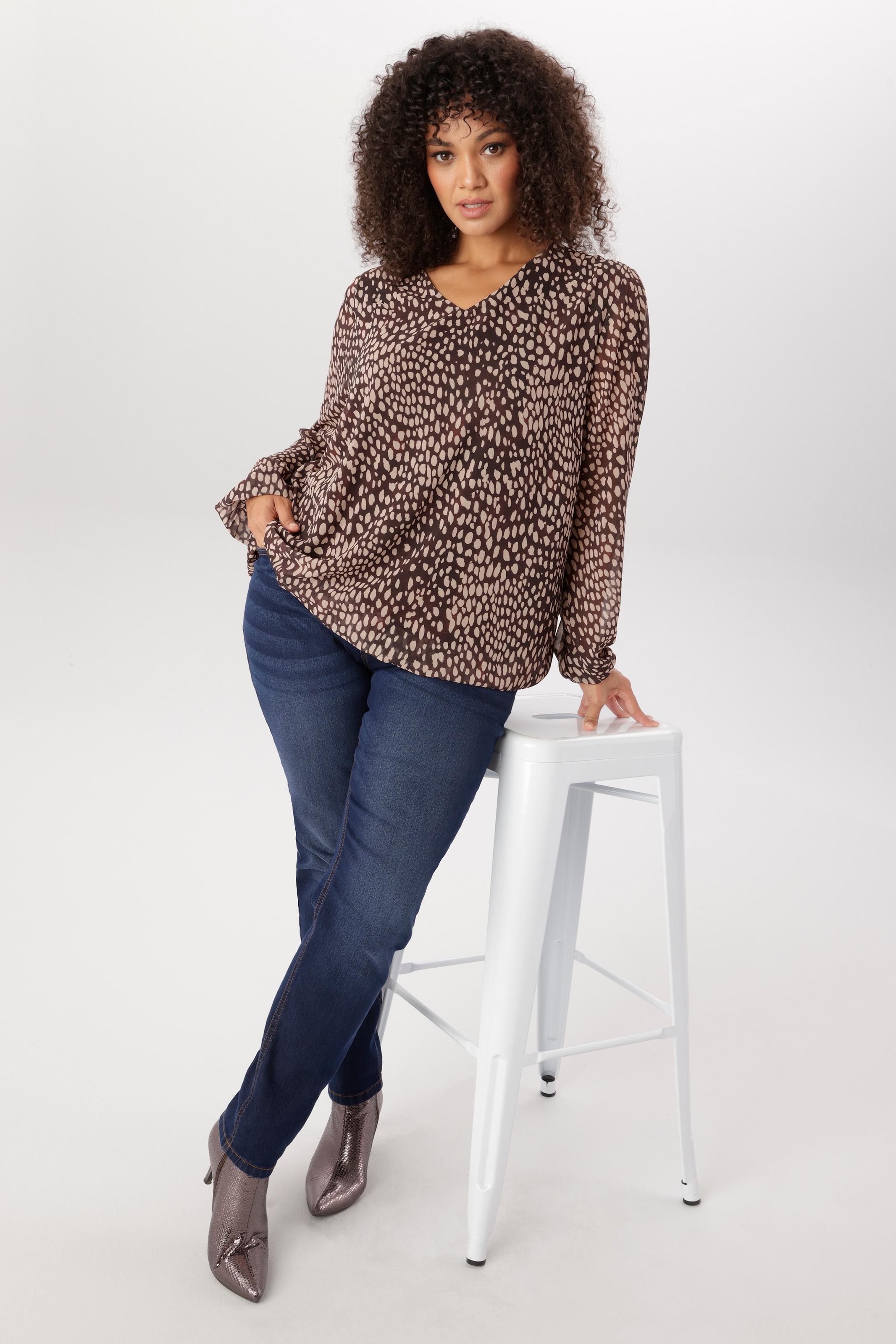 Aniston PLUS Gerade Jeans im 5-Pocket-Style - NEUE KOLLEKTION