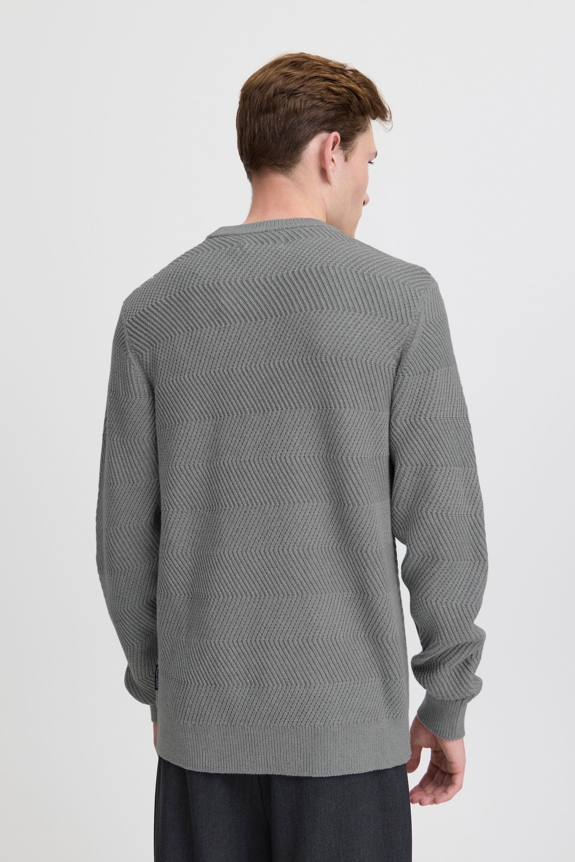 Casual Friday Strickpullover »Strickpullover CFKARL structured crew neck knit«