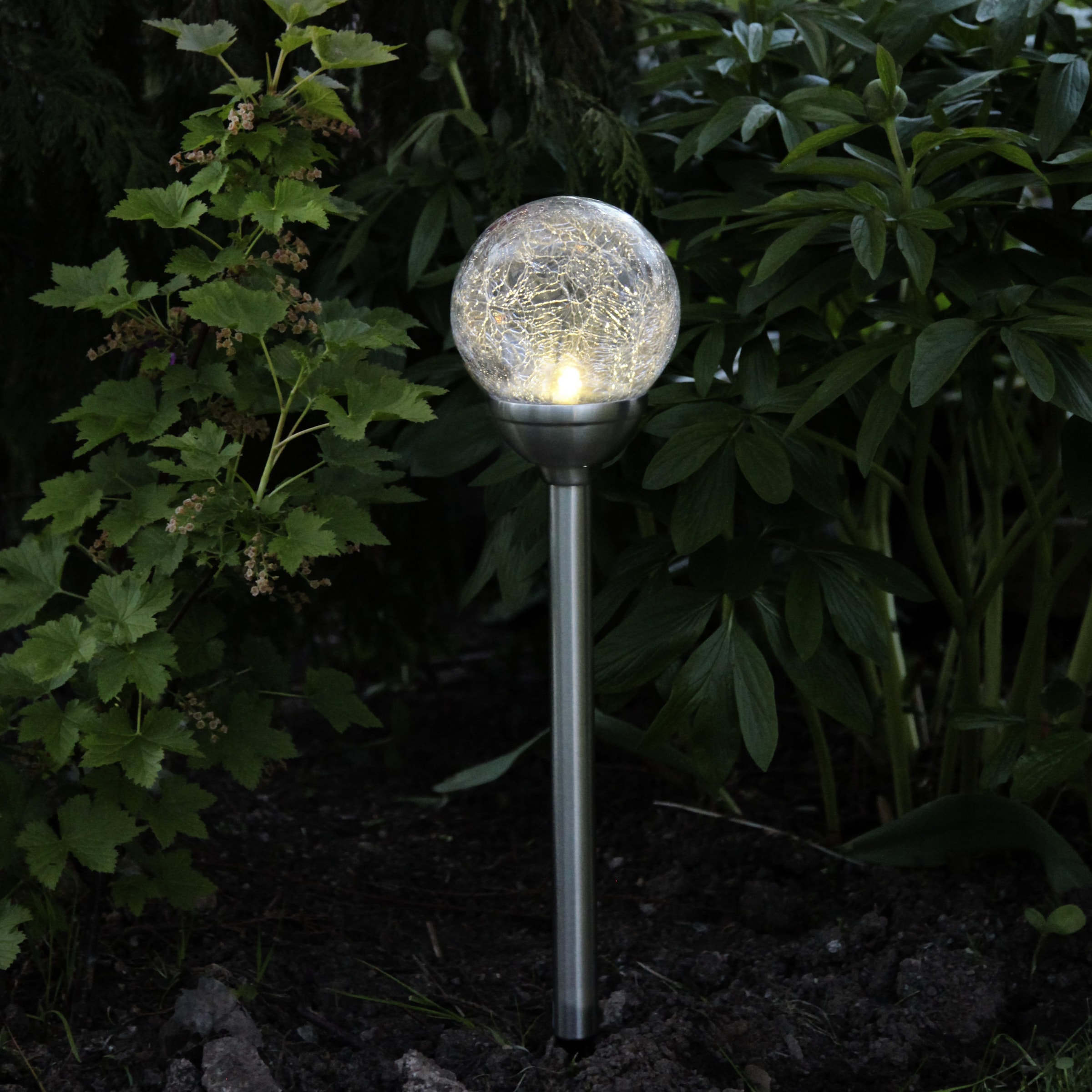 Parforce Traditional Hunting LED Solarleuchte »Solar-Wegleuchte Roma« LED-Board 1 Stk. Warmweiß Dämmerungssensor, schlanke Bauform