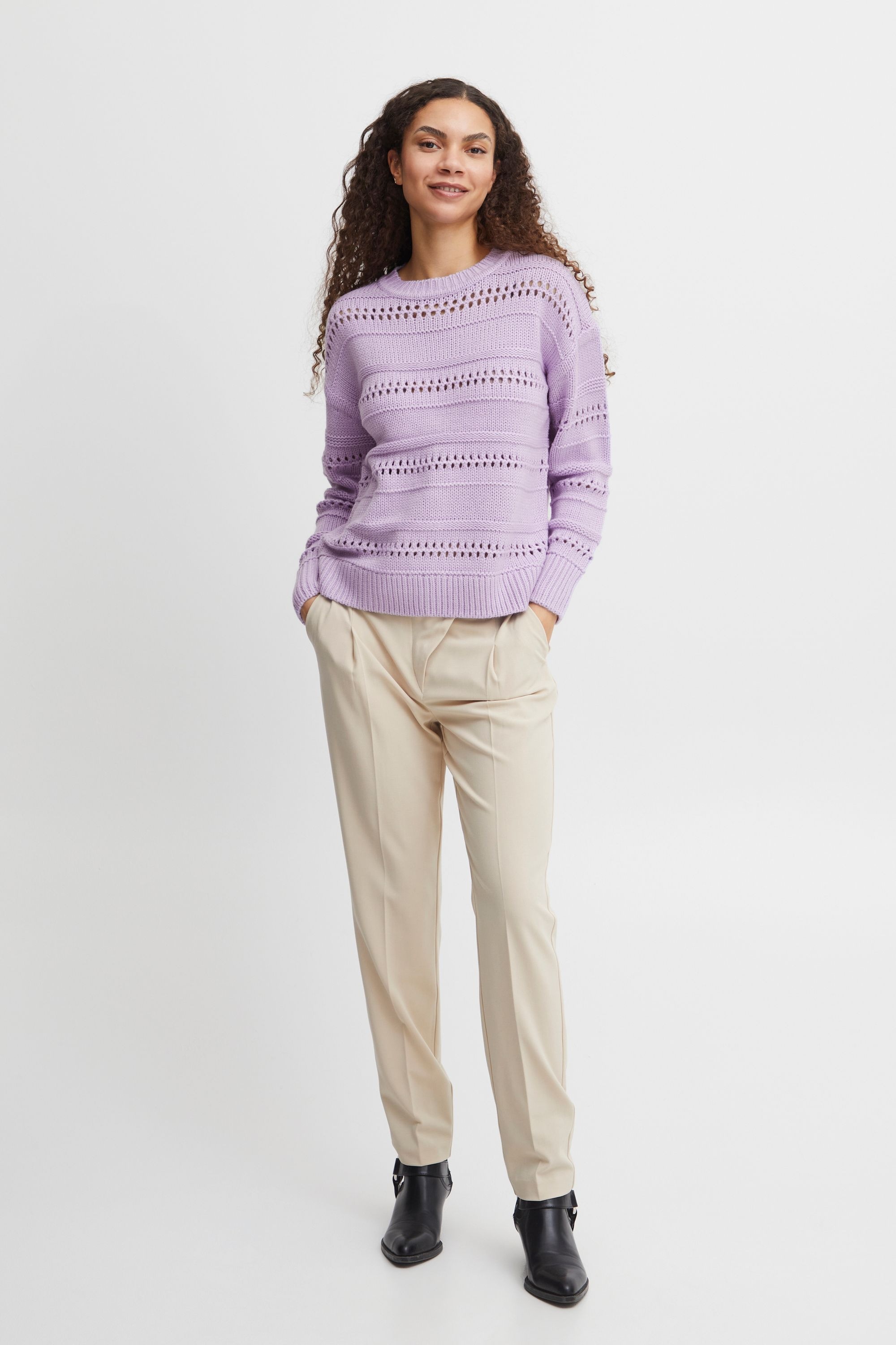 b.young Strickfleece-Pullover »Strickpullover BYOtinka«
