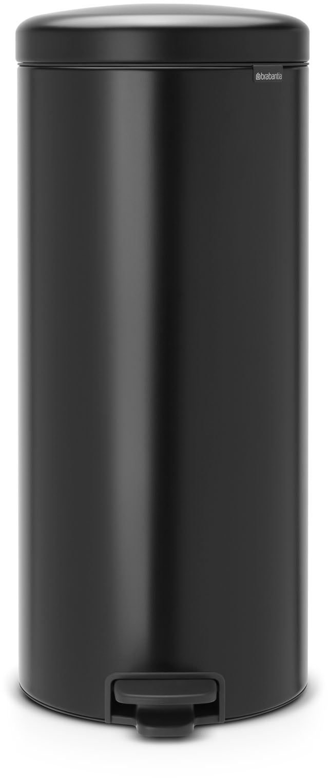Brabantia Mülleimer »NewIcon Treteimer in schwarz, Größe B/H/T: 29,3 cm x 67,9 cm x 38 cm