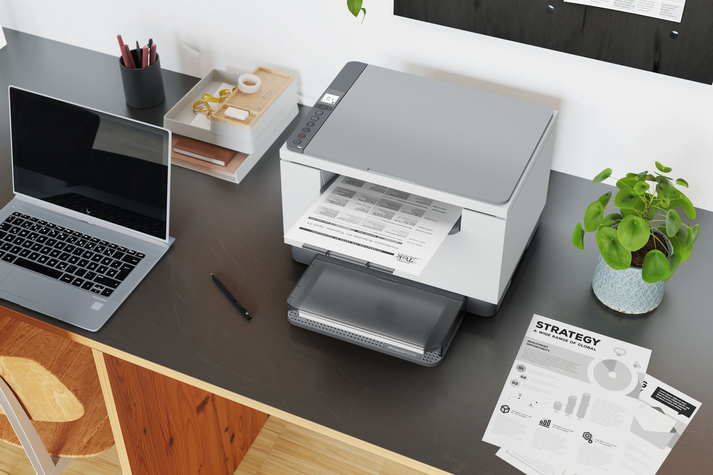 HP Multifunktionsdrucker »LaserJet MFP M234d« HP Instant Ink kompatibel