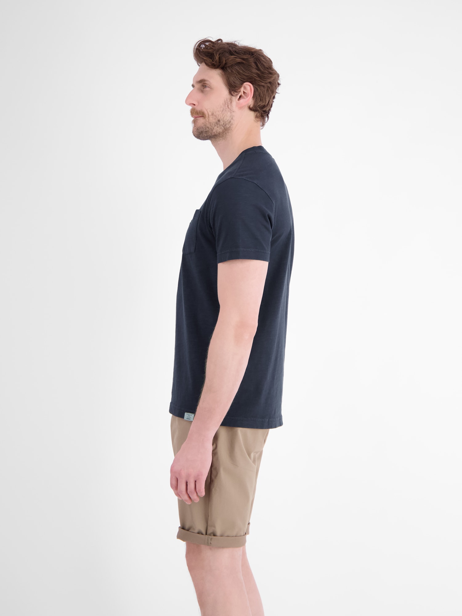 LERROS V-Shirt »T-Shirt mit sportlichem V-Ausschnitt aus reiner Baumwolle«