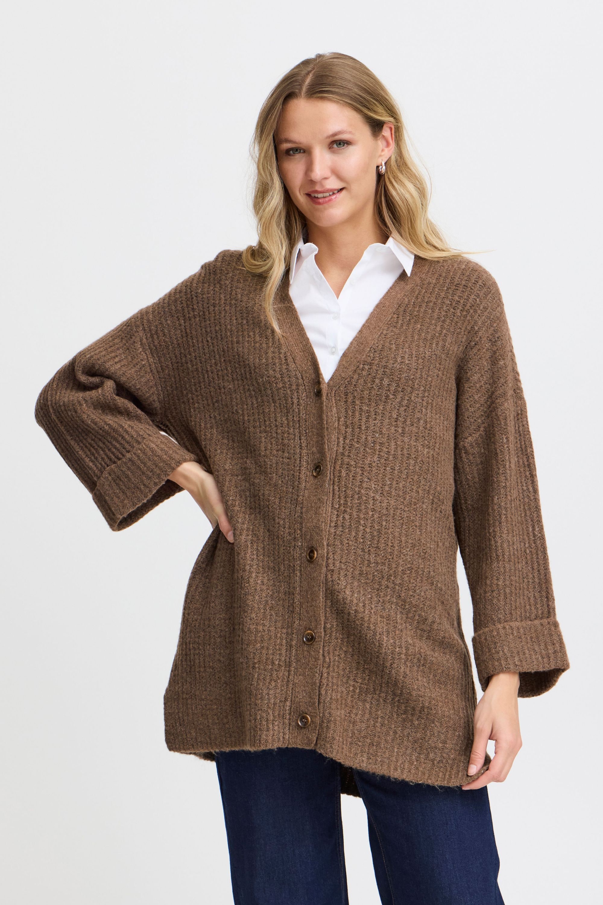 fransa Strickjacke »Strickjacke FRBEVERLY CAR 3«
