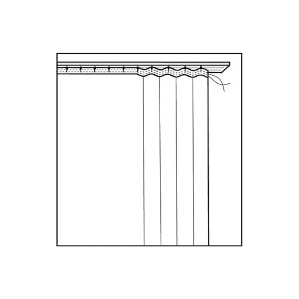 my home Gardine »Dimona«, (2 St.), 2er-Set, Polyester, Wellen