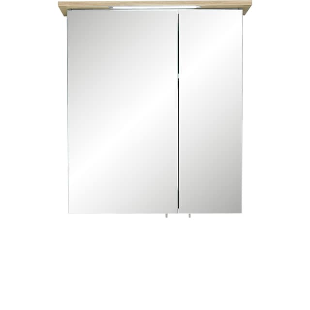 PELIPAL Spiegelschrank »Quickset 963«, Breite 60 cm, 2-türig, eingelassene  LED-Beleuchtung, Steckdosenbox bestellen online bei OTTO