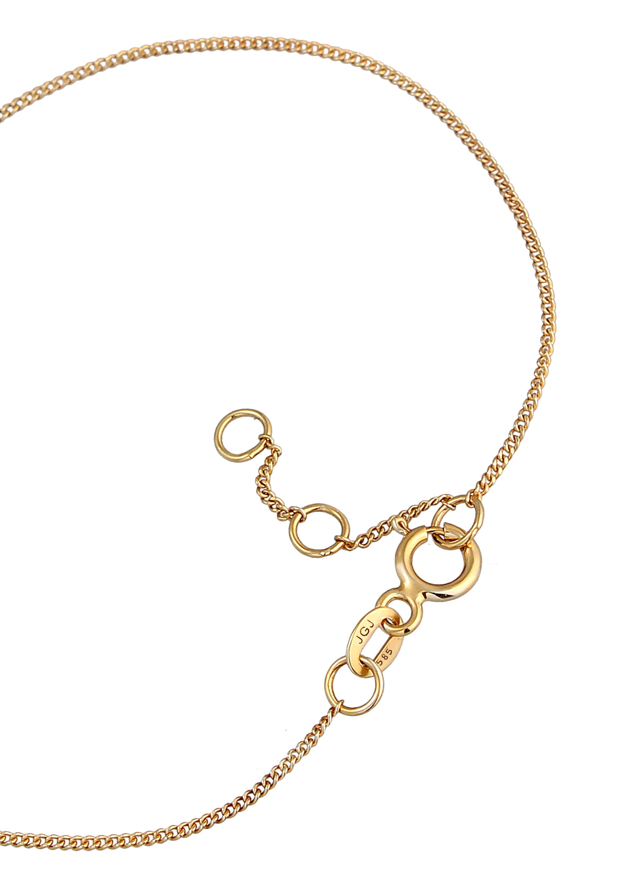 Elli Premium Armkette »Armband Herz Heart Verschlungen 585 Gelbgold«
