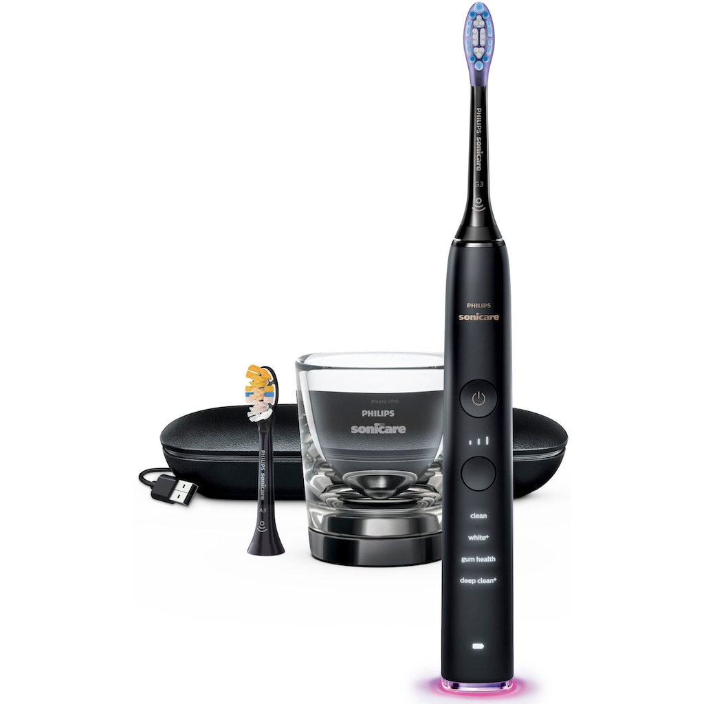 Philips Sonicare Elektrische Zahnbürste »DiamondClean 9400, HX9917«, 2 St. Aufsteckbürsten