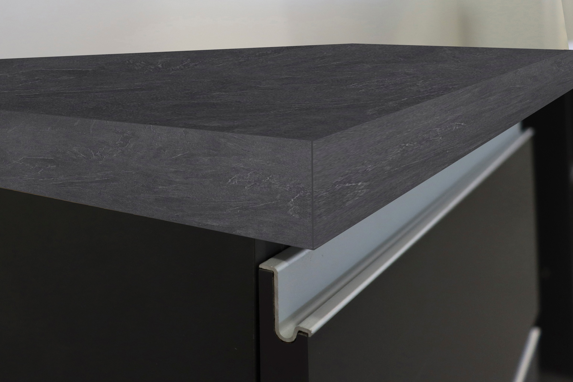 KOCHSTATION »KS-Sole« Breite 256 cm, mit Regalen und Fächern, ohne E-Geräte