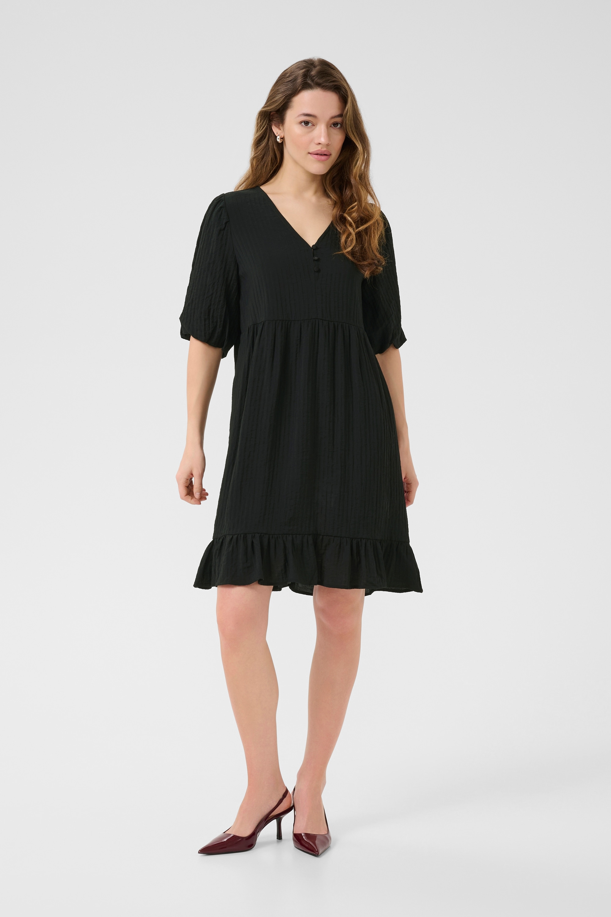 KAFFE Midikleid »Kleid KAlianna«