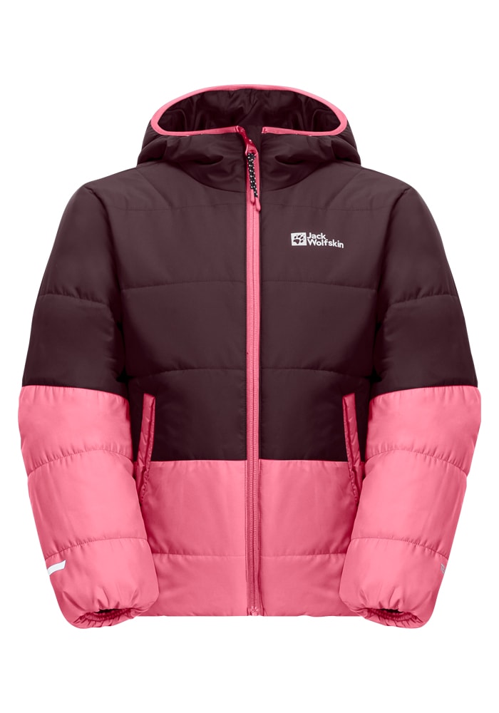 Jack Wolfskin Outdoorjacke »TWO HILLS INS JACKET K«, mit Kapuze