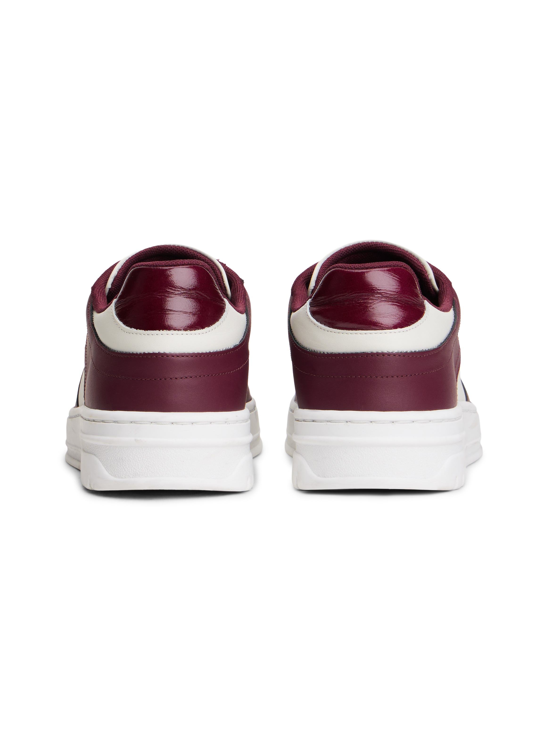 Tommy Hilfiger Plateausneaker »TH SPORTY CUPSOLE LEATHER«  , Freizeitschuh, Halbschuh, Schnürschuh mit seitlichem Logo