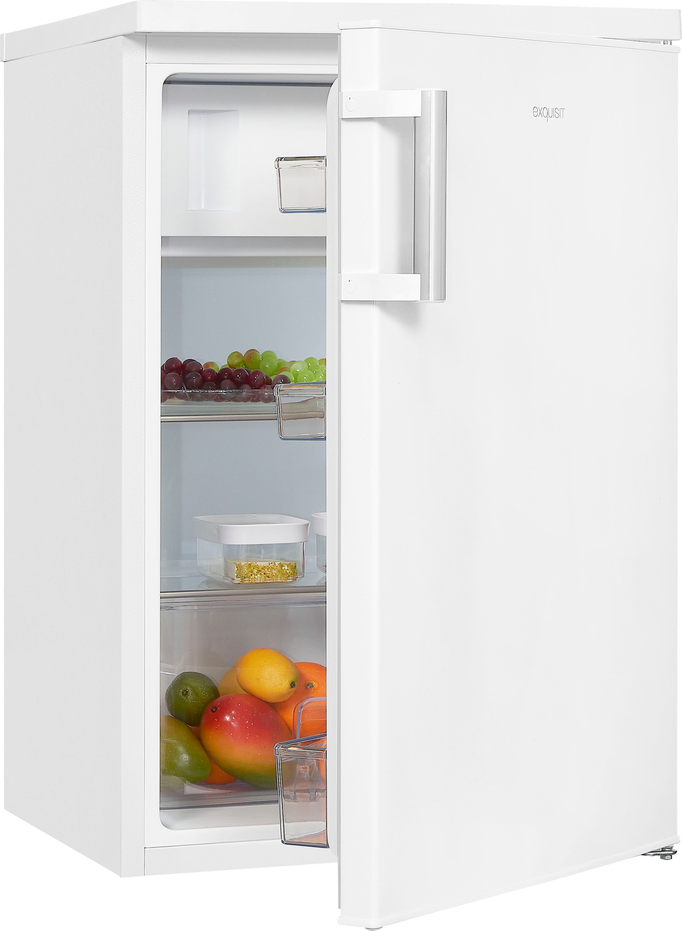 exquisit Kühlschrank »KS16-4-H-010D«, KS16-4-H-010D weiss, 85 cm hoch, 56 cm breit