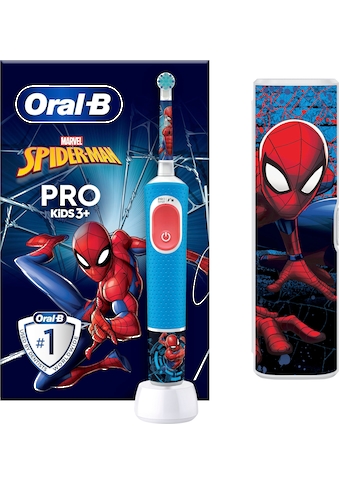 Elektrische Zahnbürste »Pro Kids Spiderman«, 1 St. Aufsteckbürsten