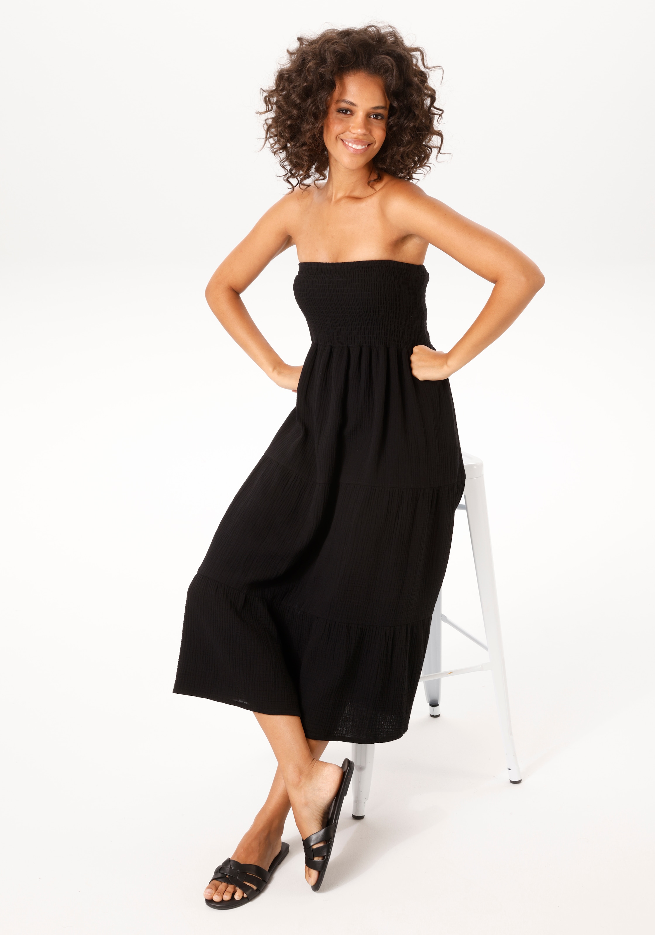 Aniston CASUAL Sommerkleid - auch als Maxirock tragbar - NEUE KOLLEKTION
