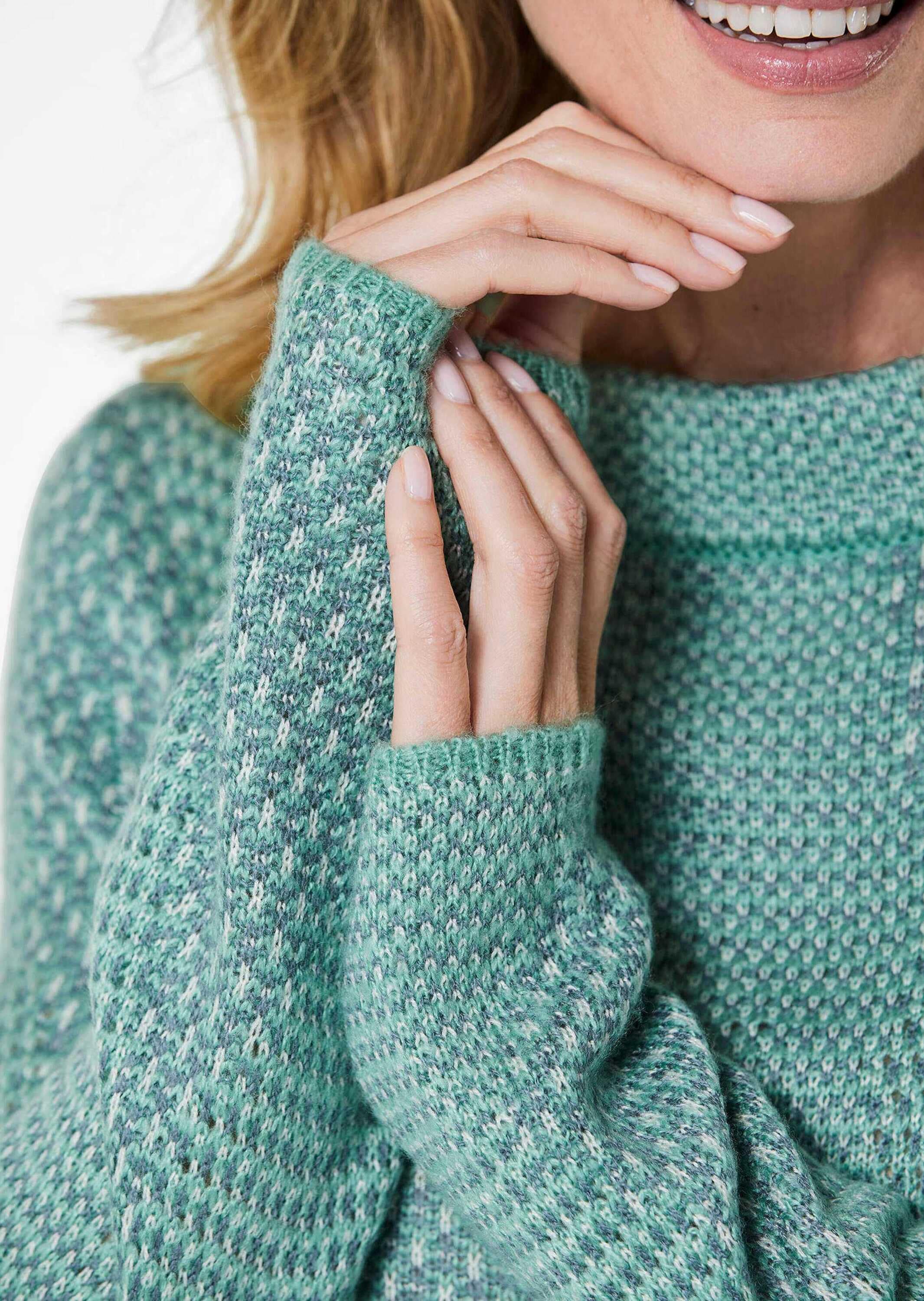 GOLDNER Rundhalspullover »Pullover«