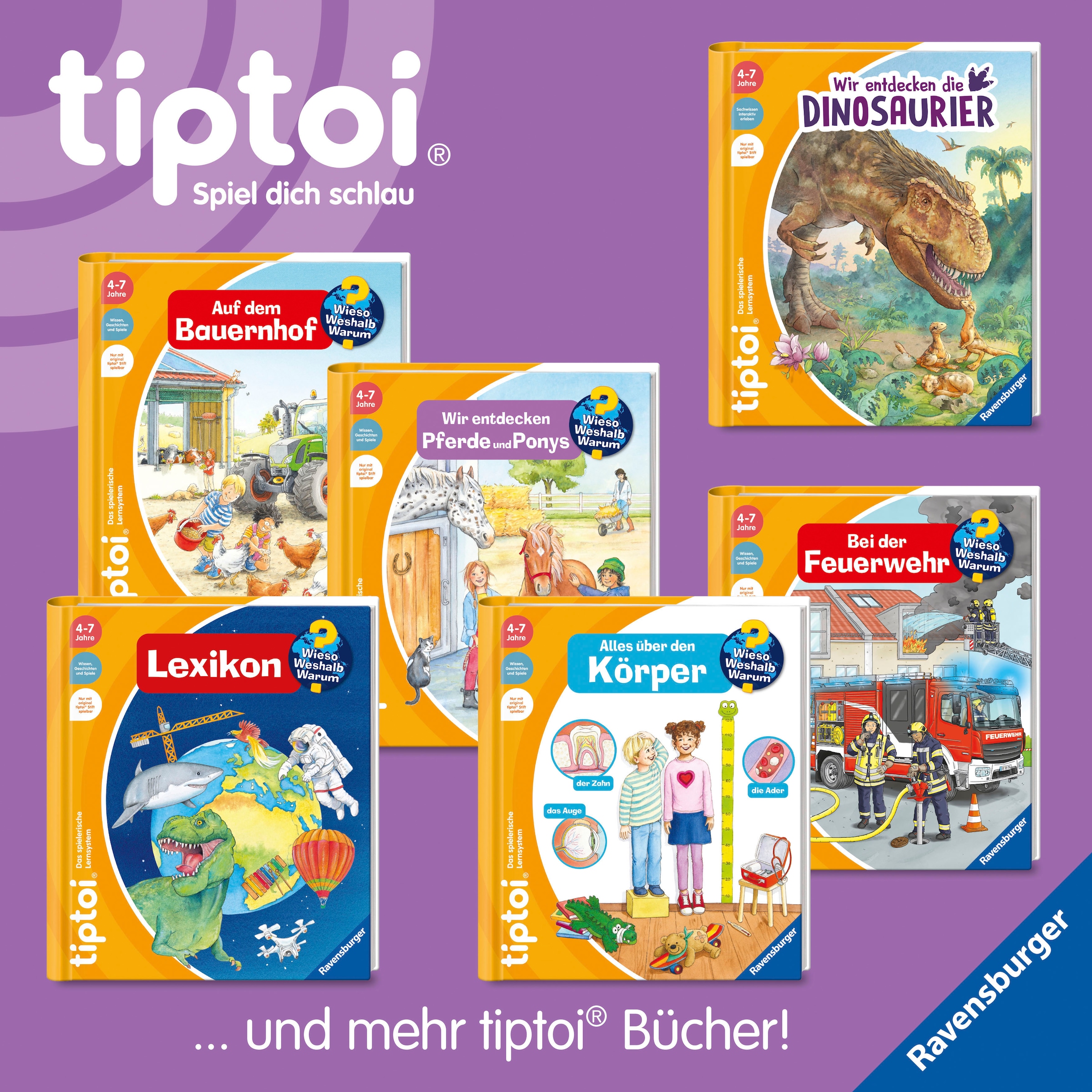 Ravensburger Buch »tiptoi® Wir entdecken die Dinosaurier«, Made in Germany; FSC® - schützt Wald - weltweit