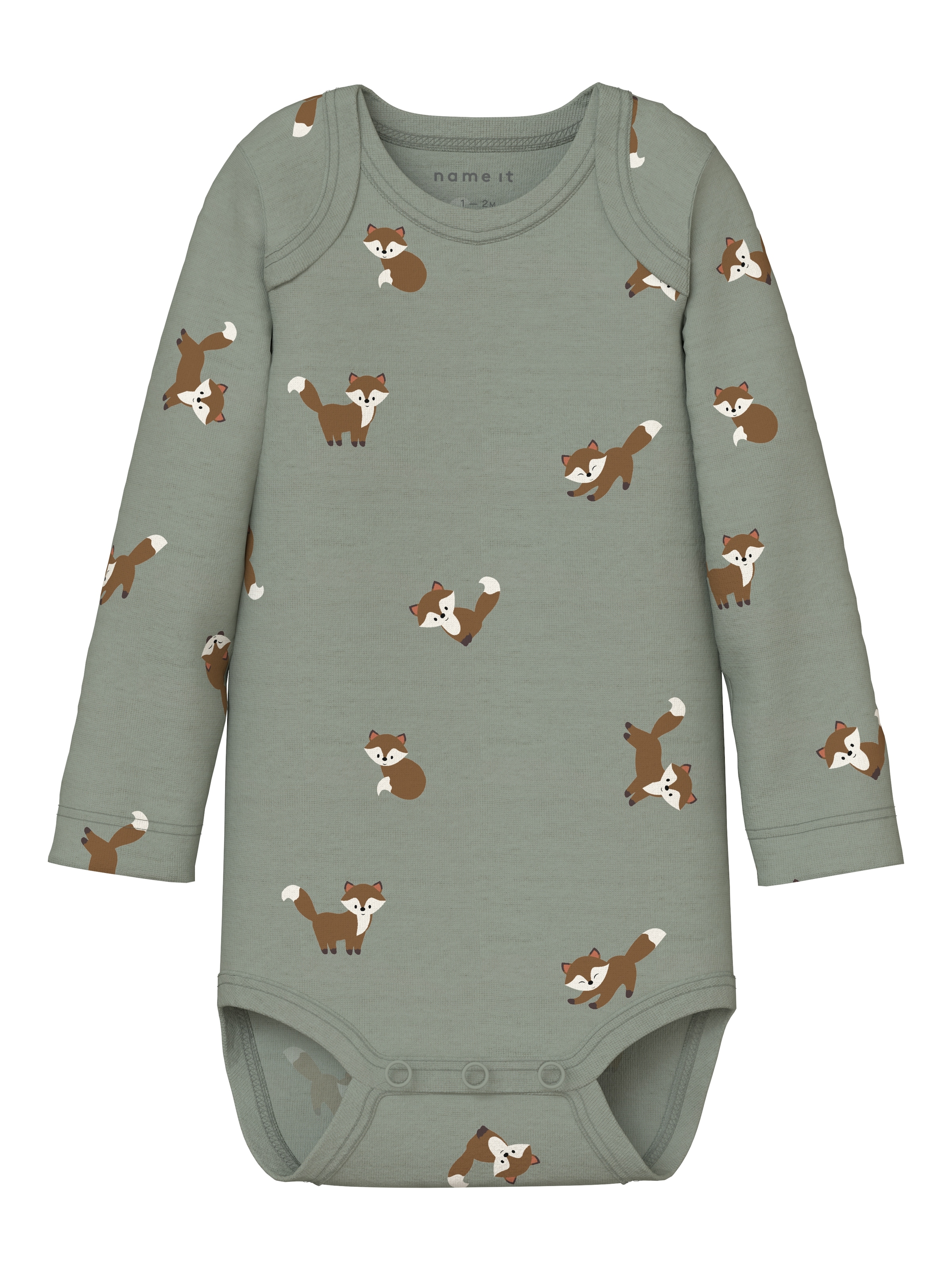 Name It Langarmbody »NBMBODY 3P LS FOX NOOS« Packung, 3 tlg.