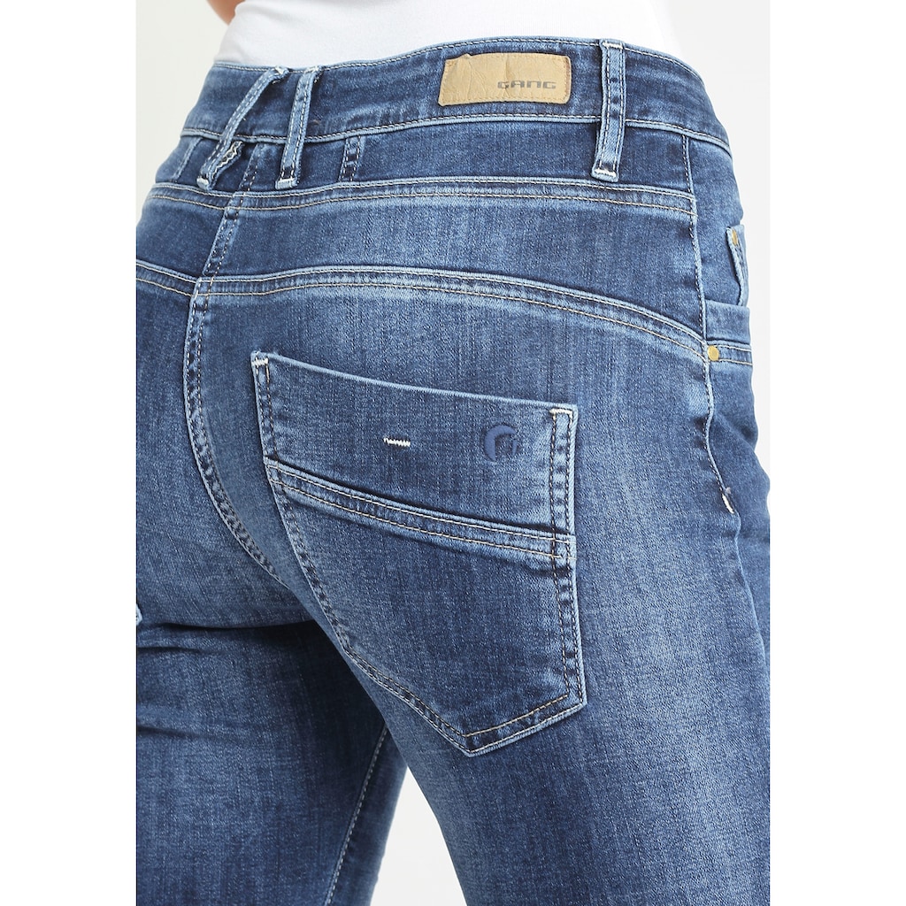 GANG Relax-fit-Jeans »94GERDA«, mit halb offener Knopfleiste