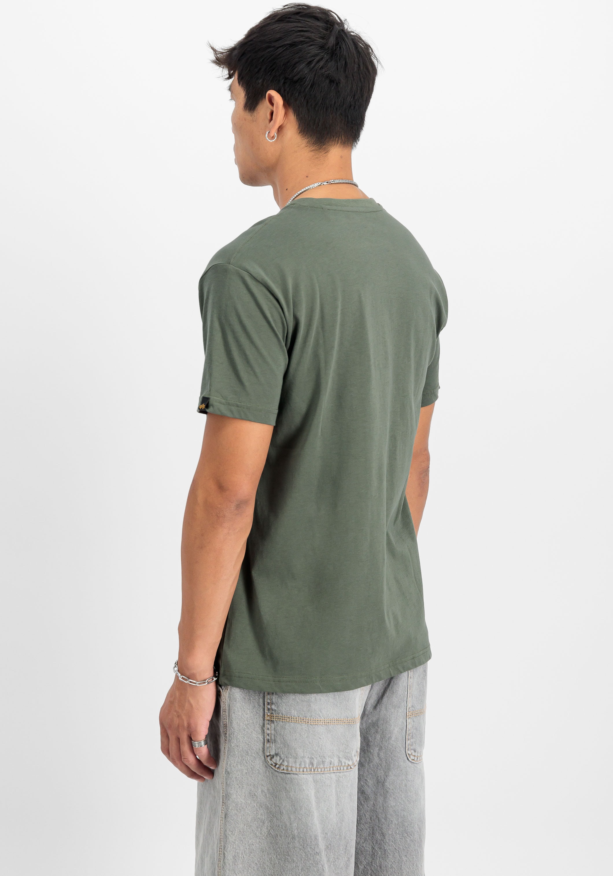 Alpha Industries Rundhalsshirt »Basic T Small Logo 2 Pack«, (Set, 2 tlg.)