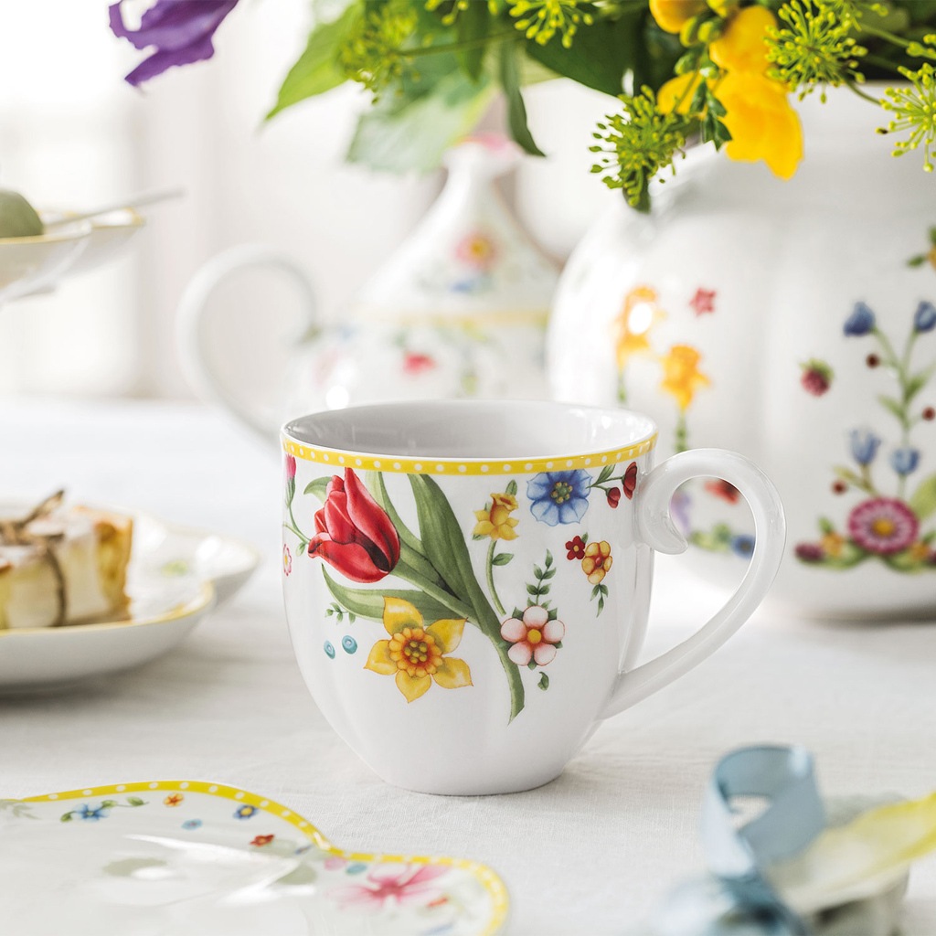 Villeroy & Boch Becher »Henkelbecher Spring Awakening 390 ml 2er Set bunt«