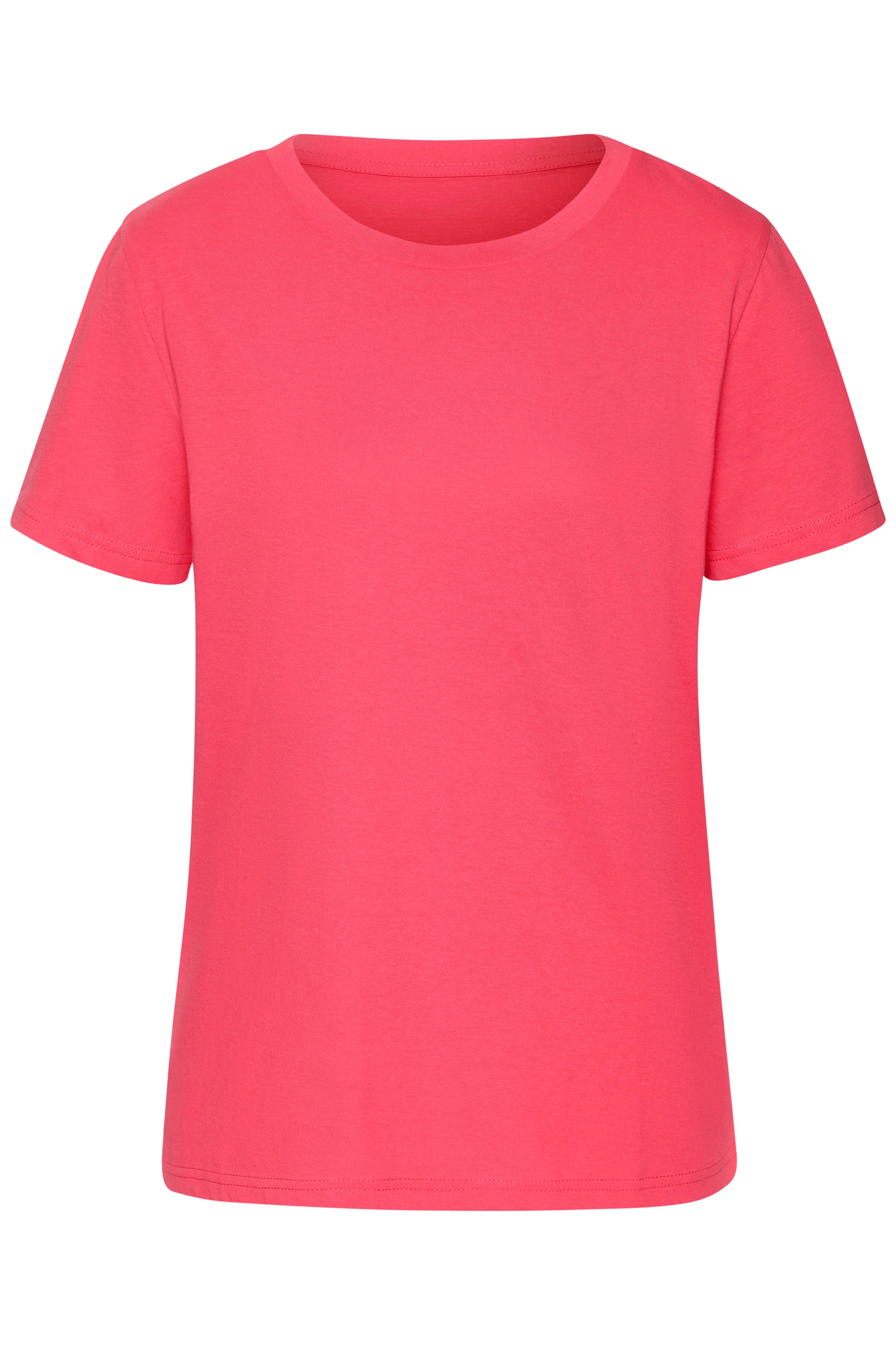 Beachtime T-Shirt »mit modischem Schlitz am Saum«, aus hochwertiger Baumwoll-Qualität