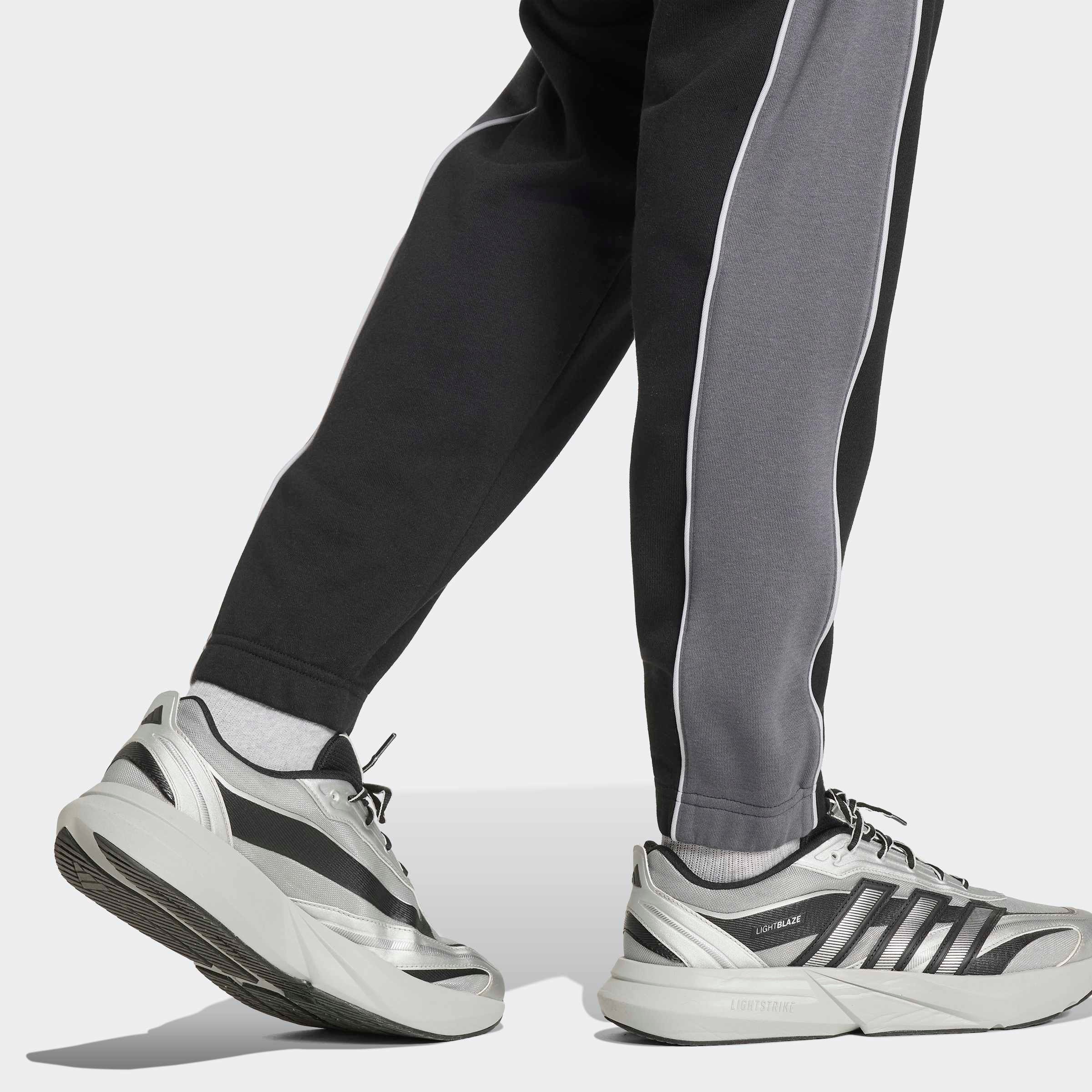 adidas Sportswear Sporthose »SEASONAL ESSENTIALS COLOUR BLOCK, FRENCH TERRY, BÜNDCHEN«