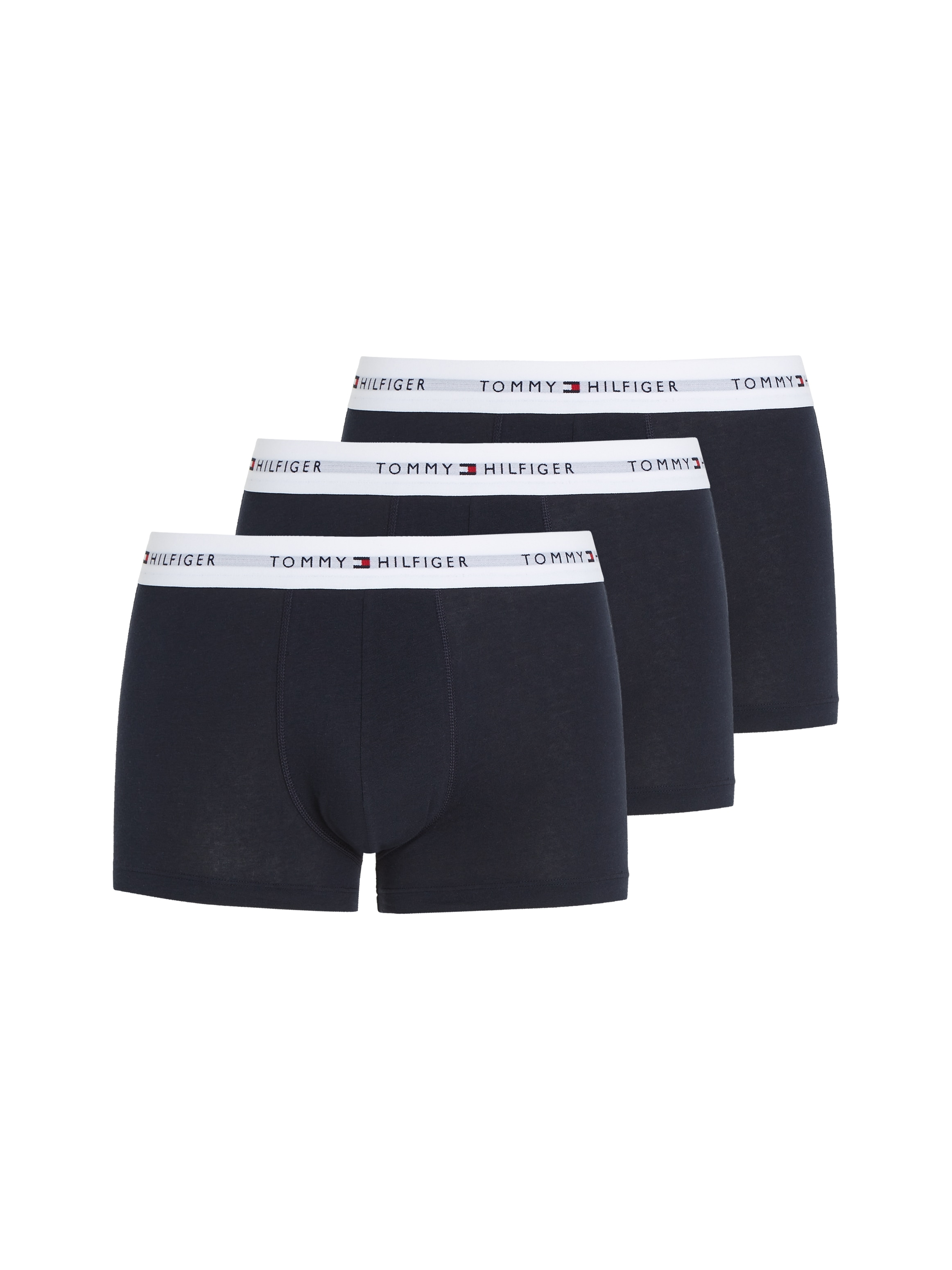 im 3er-Pack), St., Shop Hilfiger Online TRUNK«, 3 »3P Trunk mit OTTO Underwear Logo-Elastikbund Tommy (Packung,