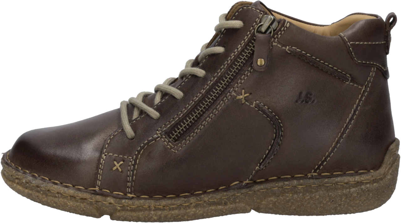 Josef Seibel Schnürboots »Neele 71«  Schnürstiefelette mit praktischem Außenreißverschluss, Weite G (=weit)