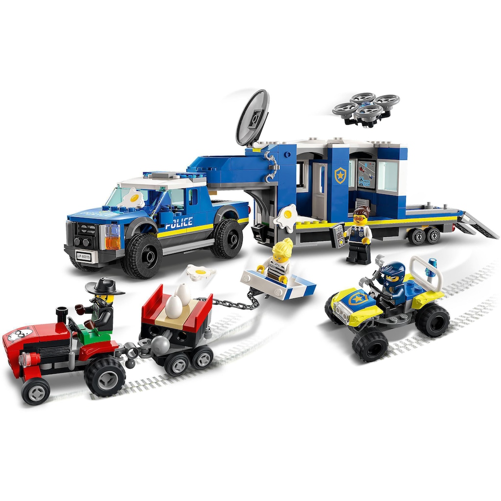 LEGO® Konstruktionsspielsteine »Mobile Polizei-Einsatzzentrale (60315), LEGO® City«, (436 St.)