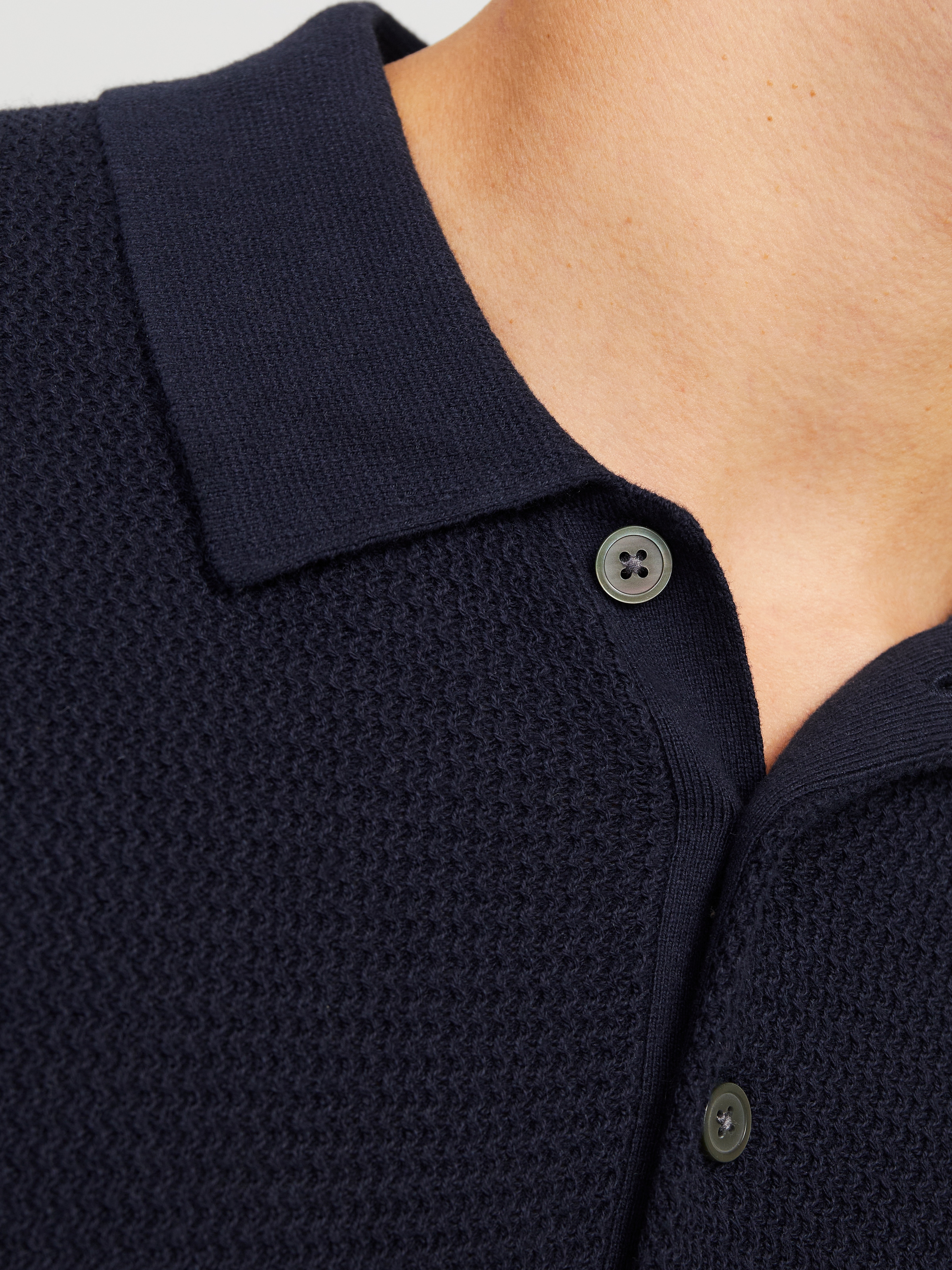 Jack & Jones Polokragenpullover »JPRCCCOOPER KNIT POLO SS SN«