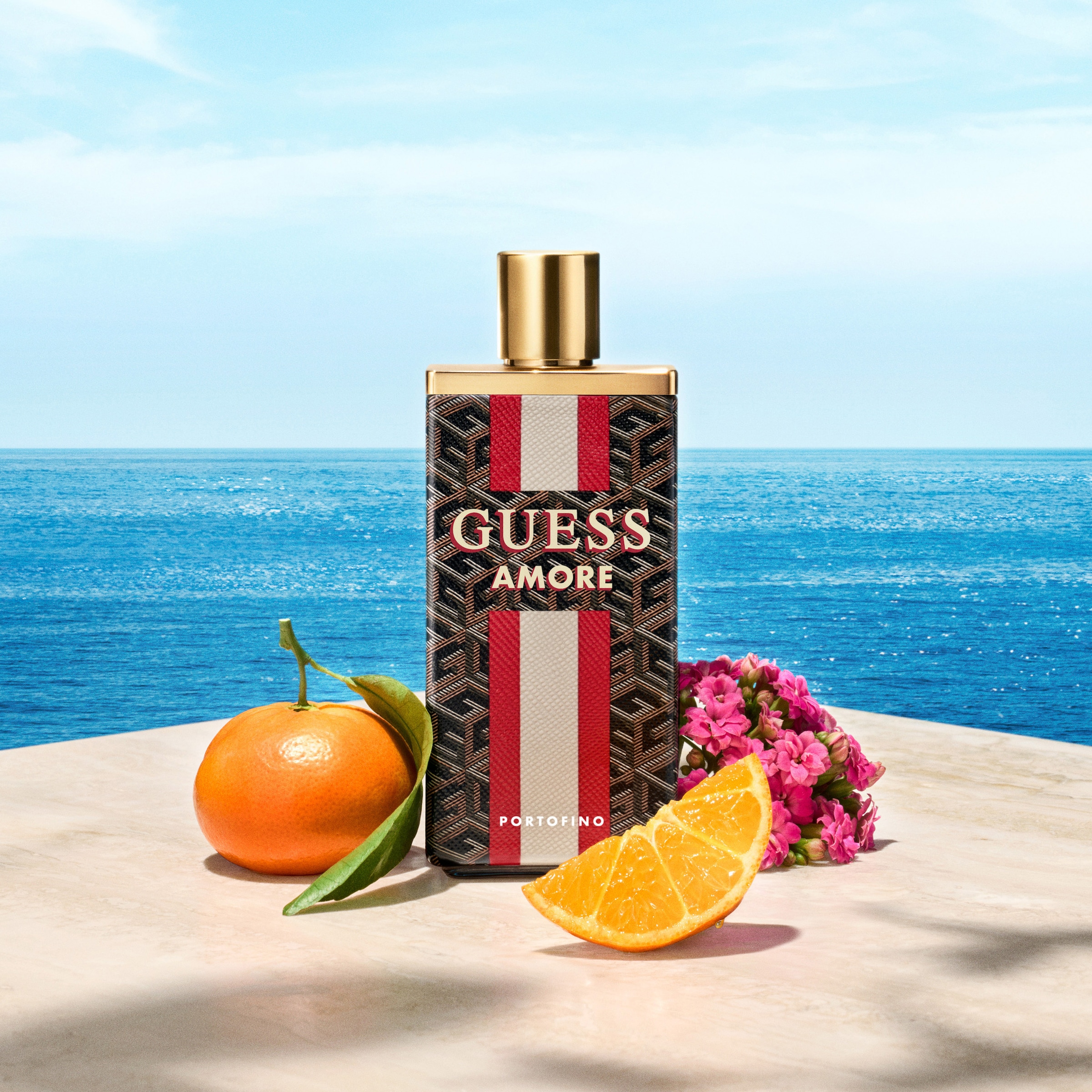 Guess Eau de Toilette »AMORE PORTOFINO EDT« 1 holzig-fruchtige Duftnote