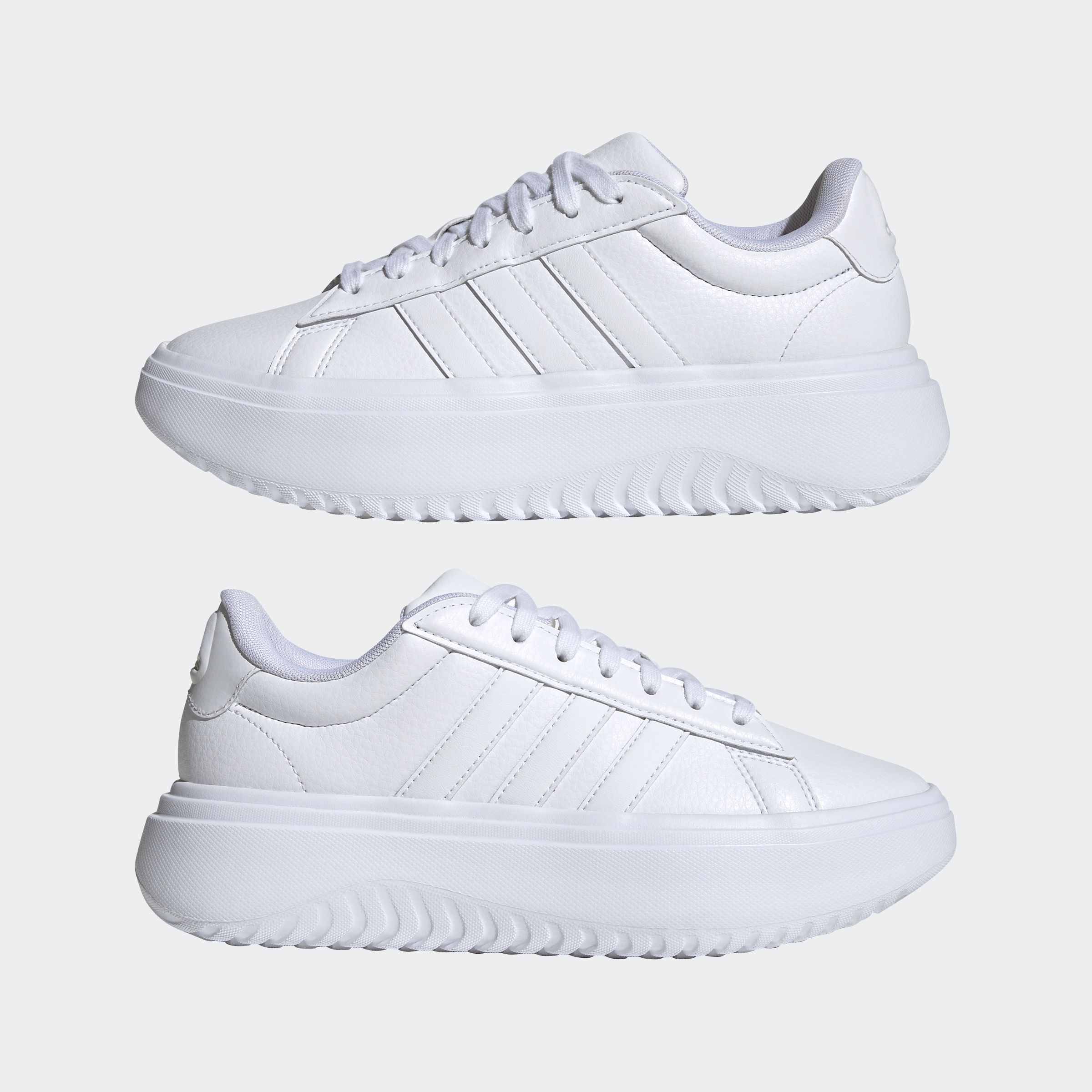 adidas Sportswear Sneaker »GRAND COURT PLATFORM«, Design auf den Spuren des adidas Superstar
