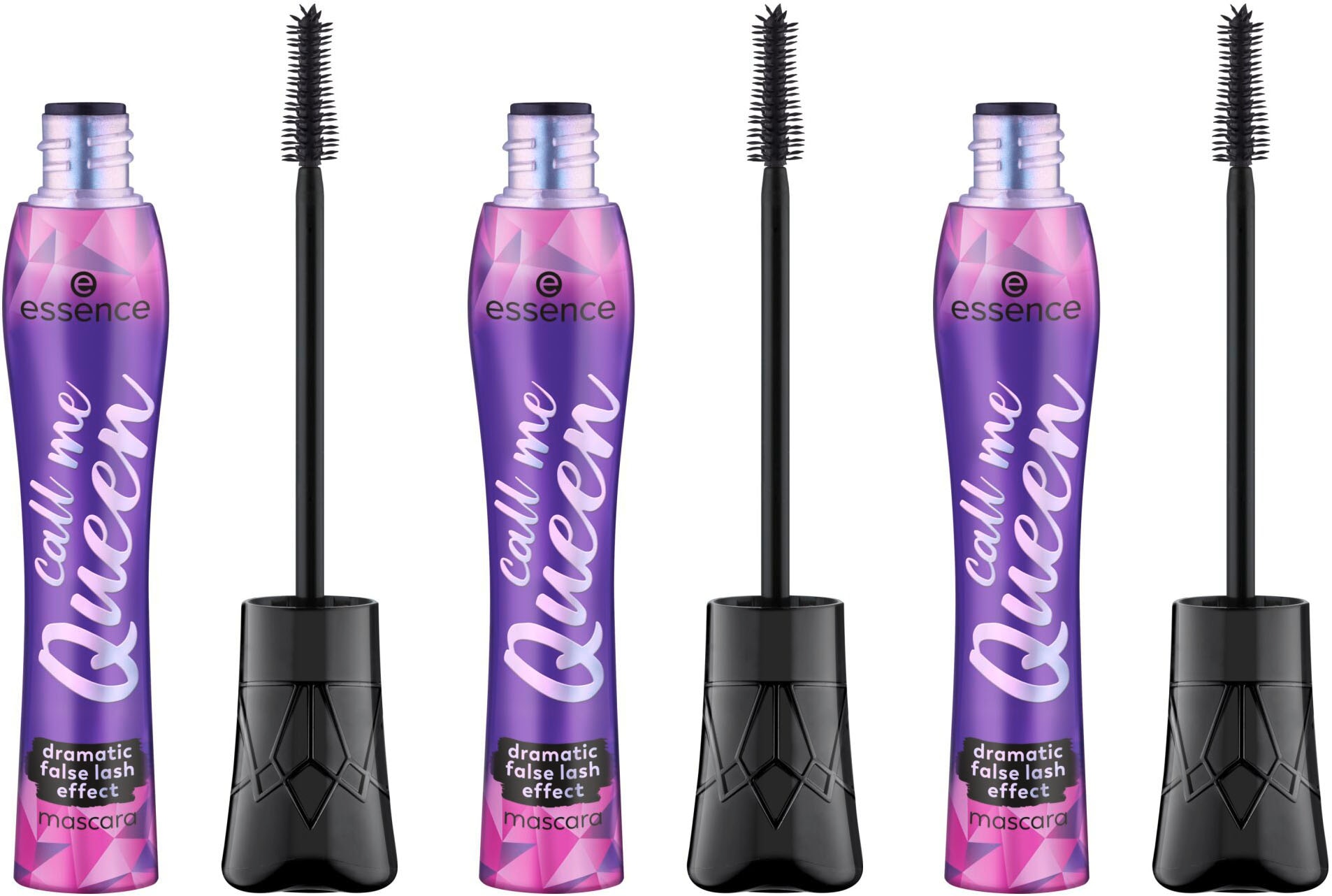 Mascara »call me Queen dramatic false lash effect mascara waterproof«, (Set, 3 tlg.),...