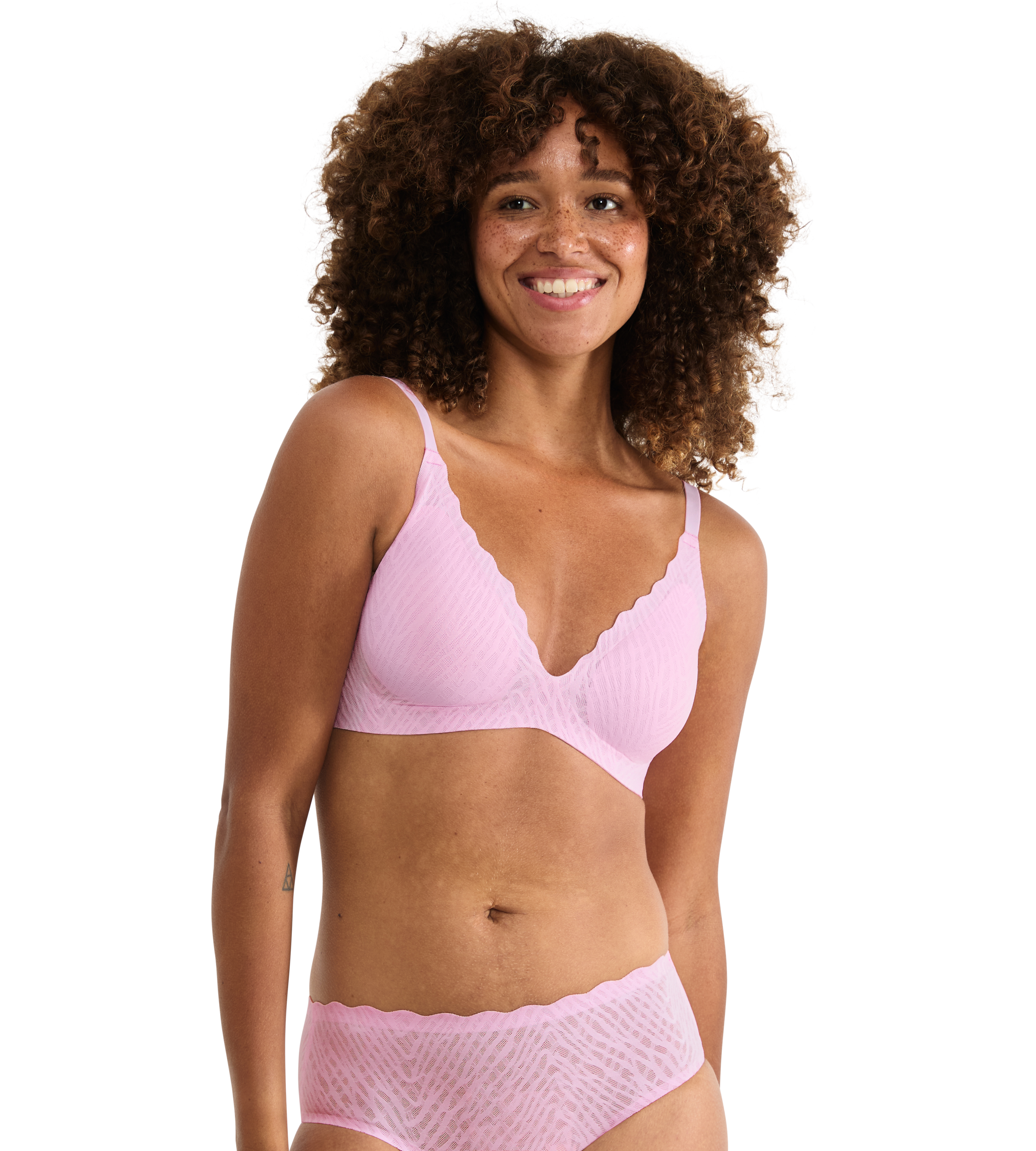 sloggi Bügelloser BH »ZERO Feel Bliss THE UP P Bra« unsichtbar mit Spitzenoptik